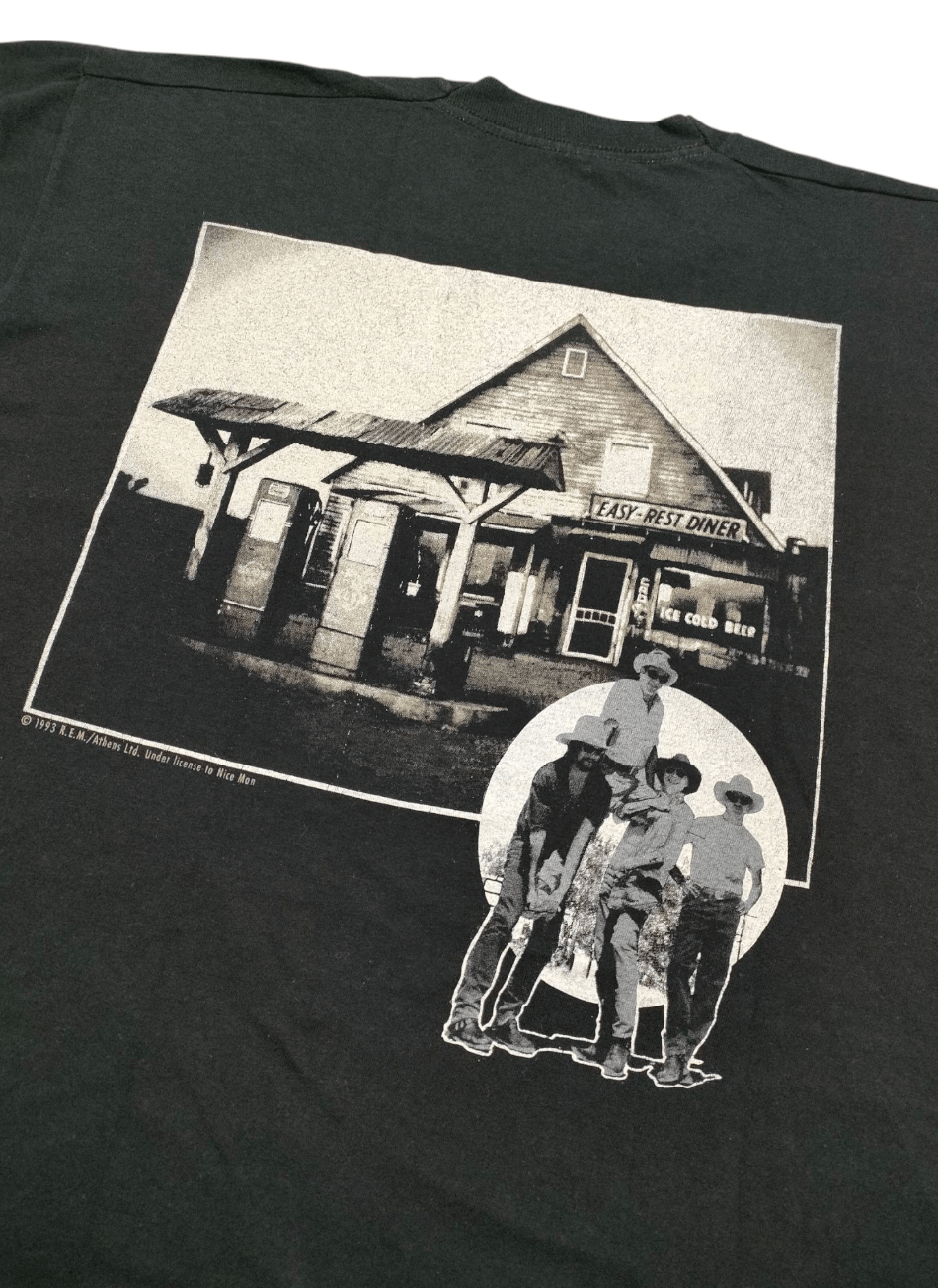Band Tees Vintage 1993 R.E.M. MAN OF THE MOON Vintage T-Shirt Size US L / EU 52-54 / 3 - 1 Thumbnail