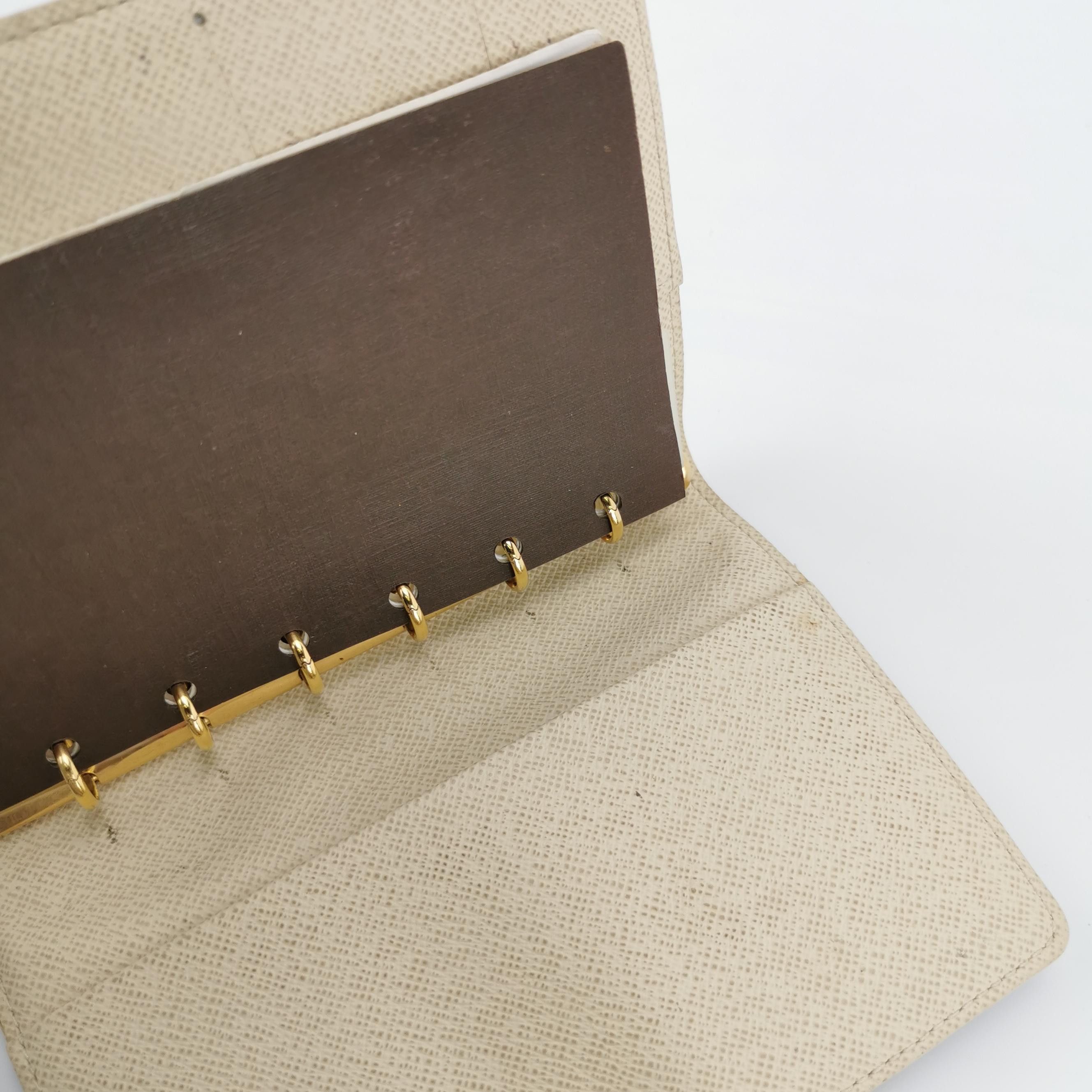 Louis Vuitton Louis Vuitton (LV) Checkerboard Notebook Cover Small Leathe Size ONE SIZE - 8 Thumbnail