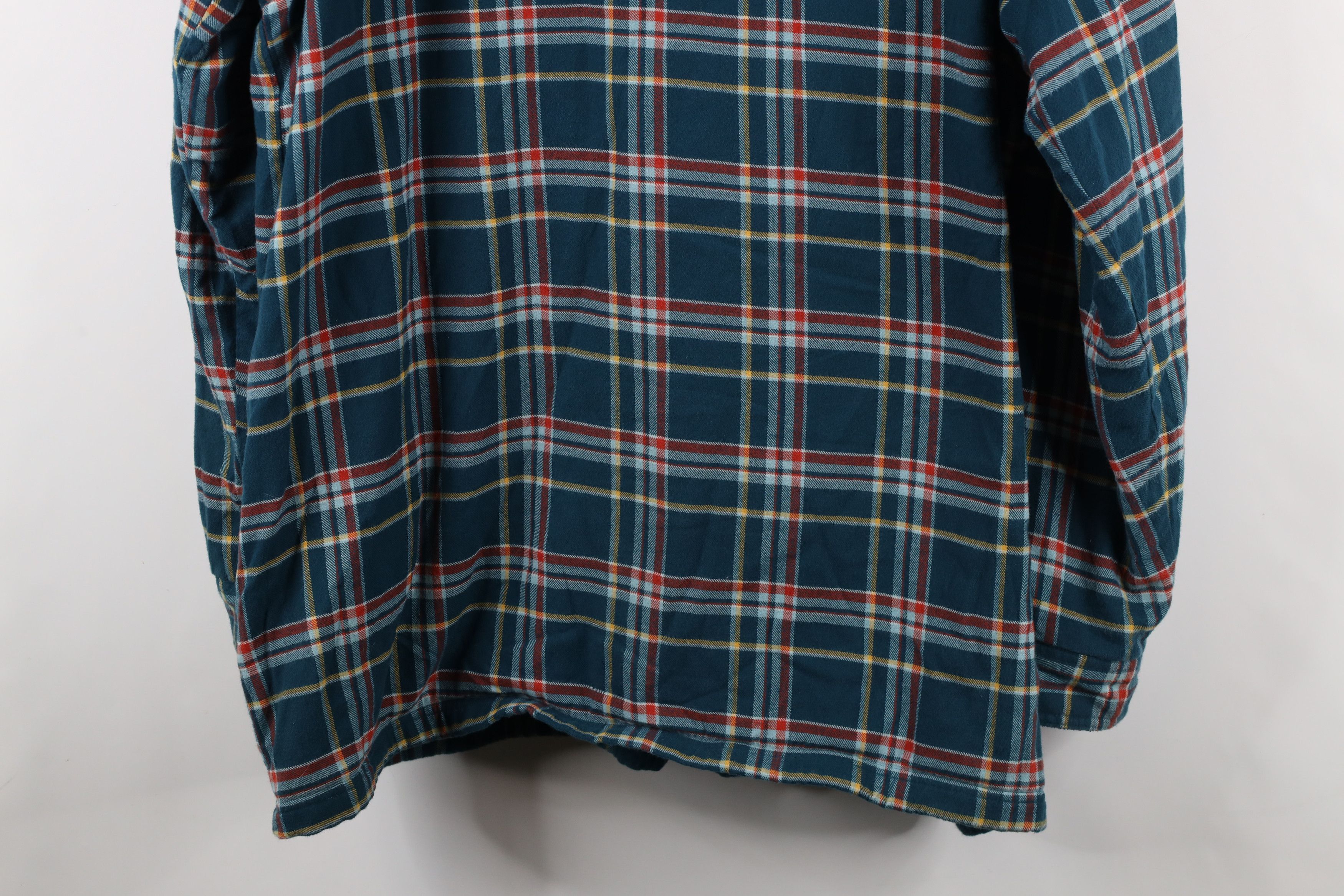L.L. Bean × Vintage Vintage LL Bean Lined Flannel Button Shirt Jacket Shacket Size US XXL / EU 58 / 5 - 11 Thumbnail