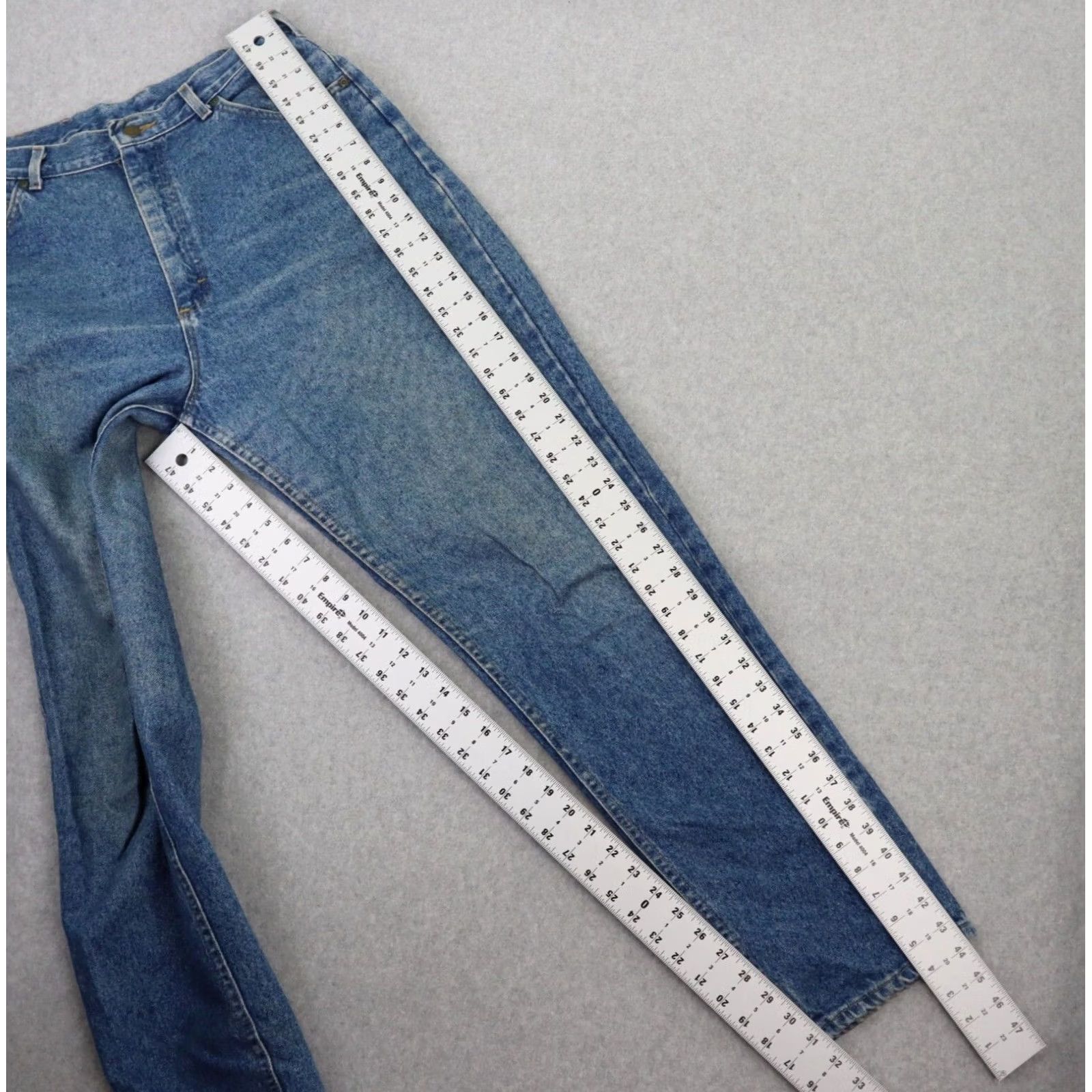 Lee VINTAGE Lee Jeans MENS 34x31 Denim Blue Straight Back In USA RN 34783 Size US 34 / EU 50 - 3 Thumbnail