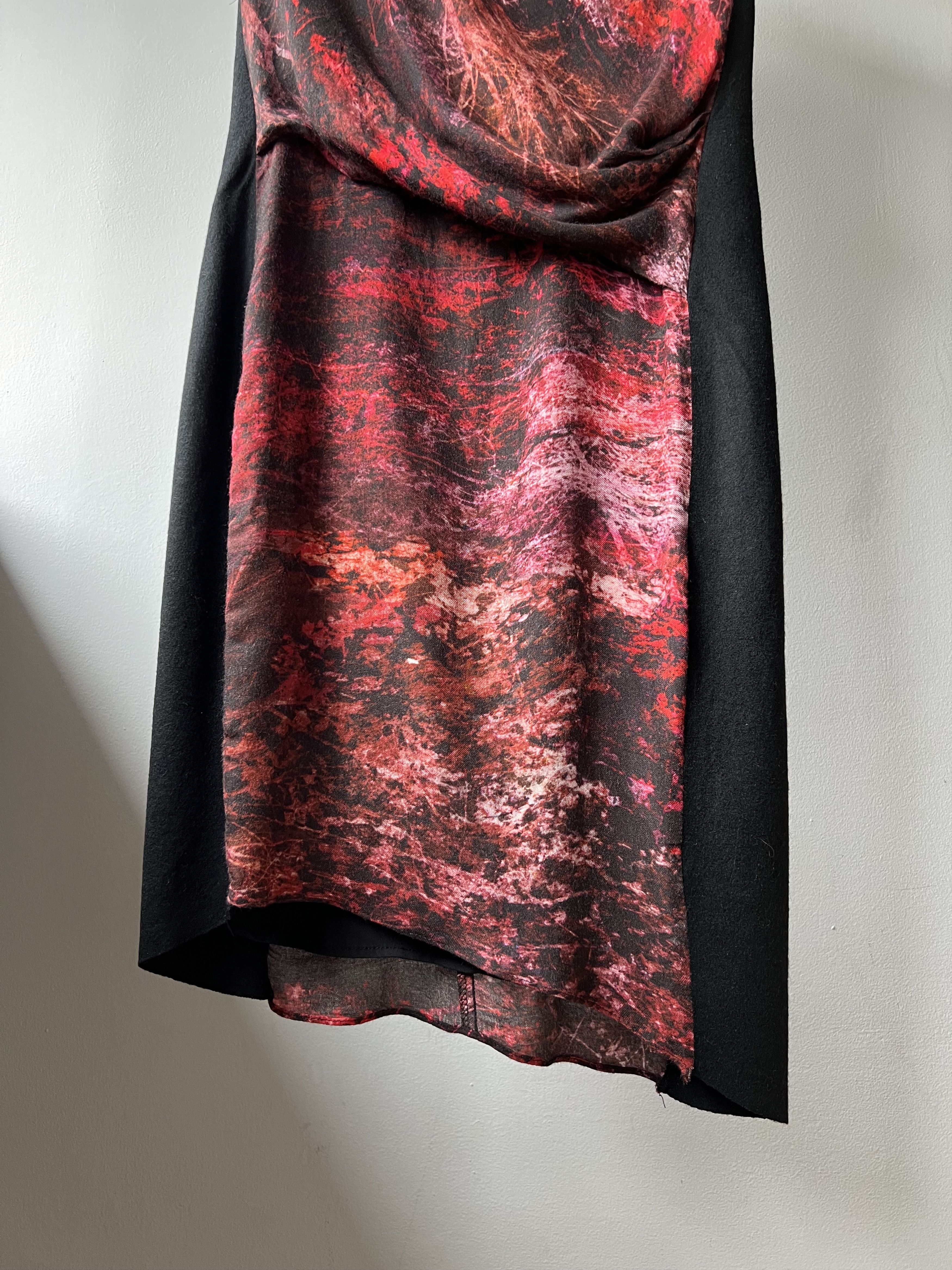 Helmut Lang Helmut Lang Asymmetric Runway Midnight Floral Pattern Dress Size M / US 6-8 / IT 42-44 - 5 Thumbnail