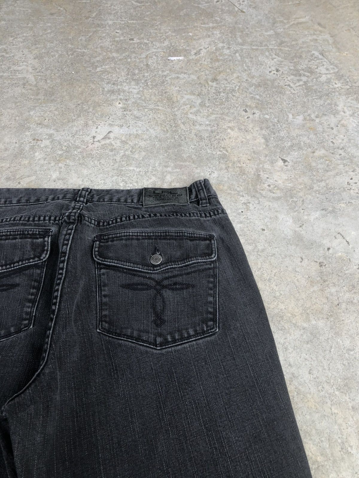 If Six Was Nine LRL Lauren Flared Jeans Distressed Jeans Size US 33 - 16 Thumbnail