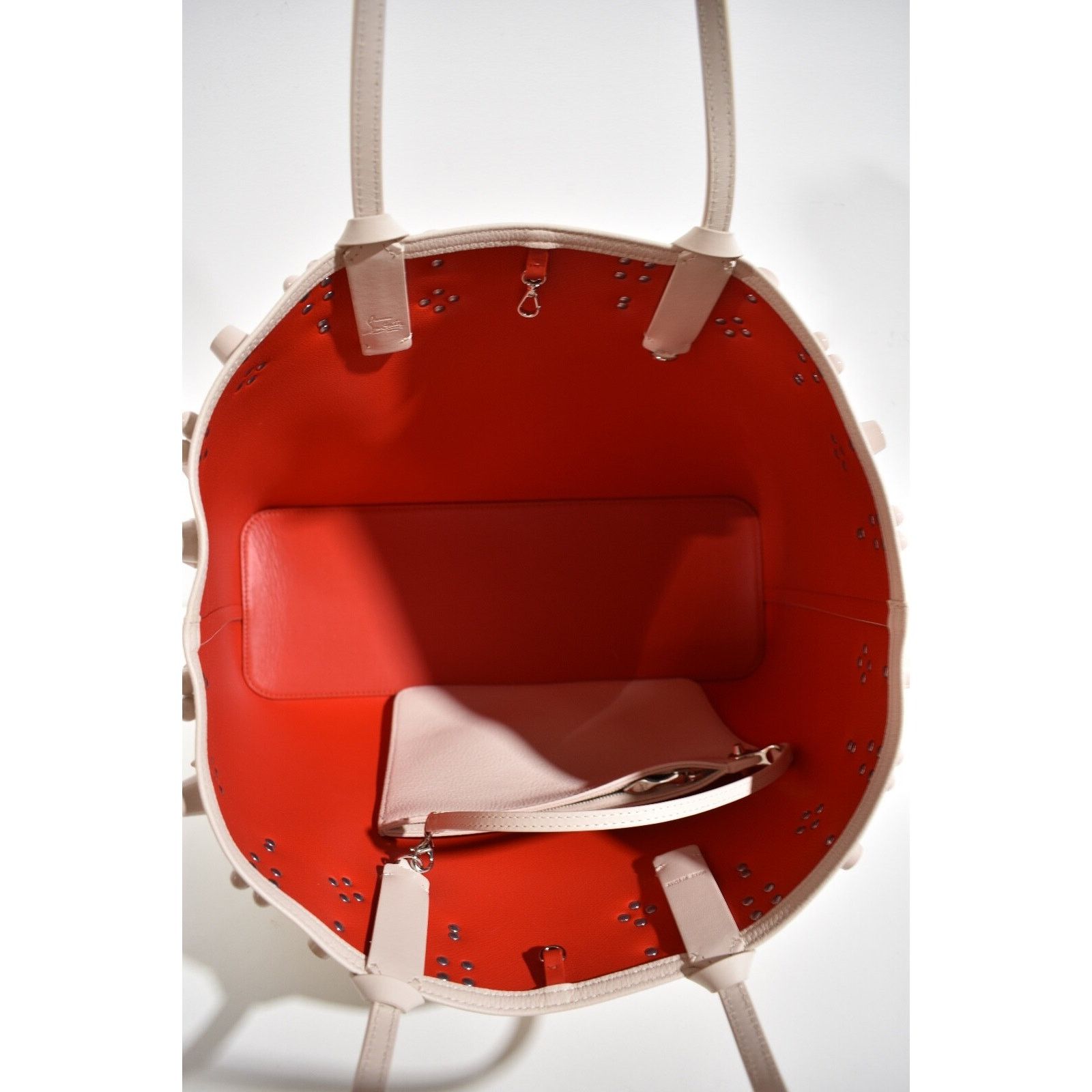 Christian Louboutin Christian Louboutin Leather Spike Tote Shoulder Bag Size ONE SIZE - 11 Thumbnail