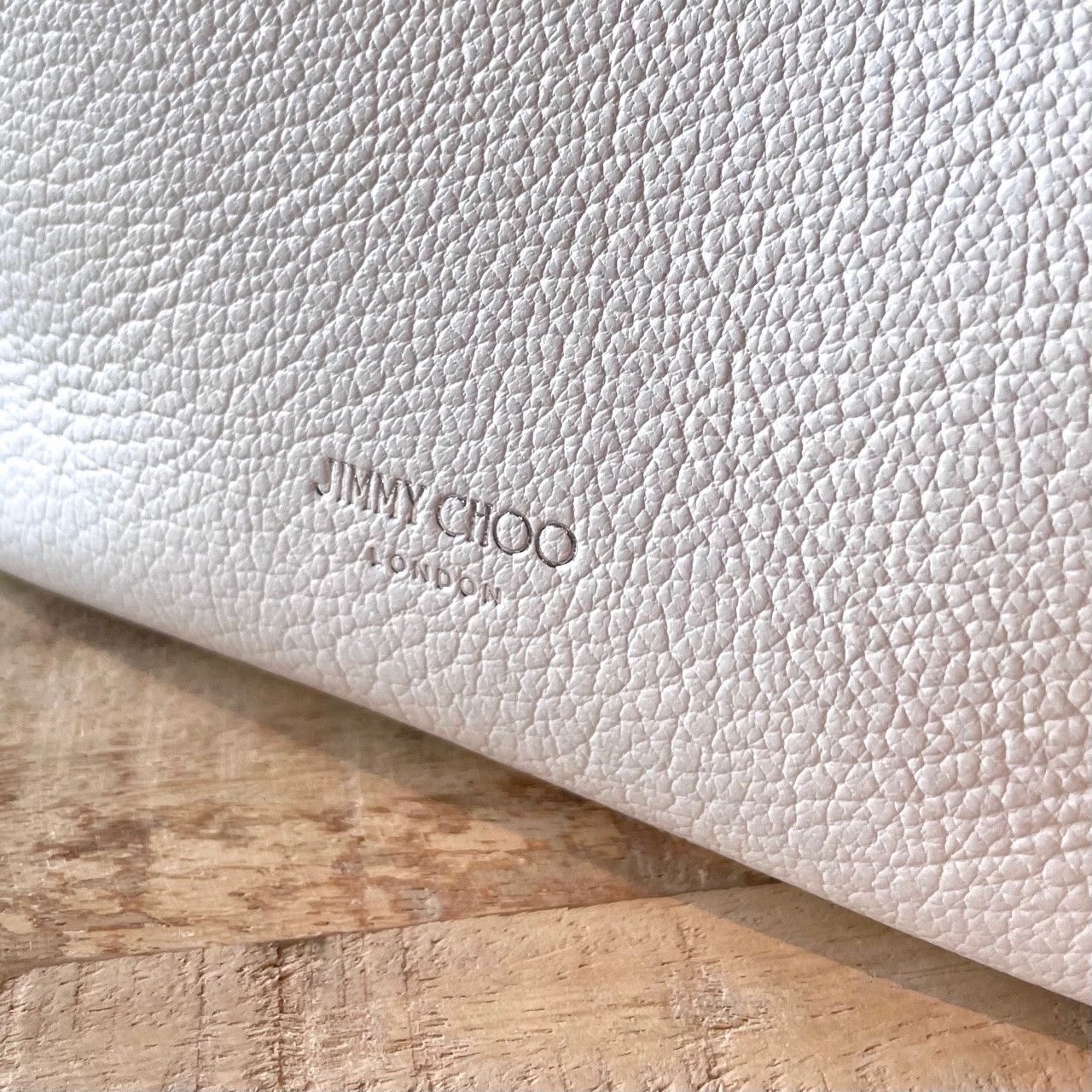 Jimmy Choo Jimmy Choo Ivory Leather Crystal Madeline Bucket Bag Size ONE SIZE - 6 Thumbnail