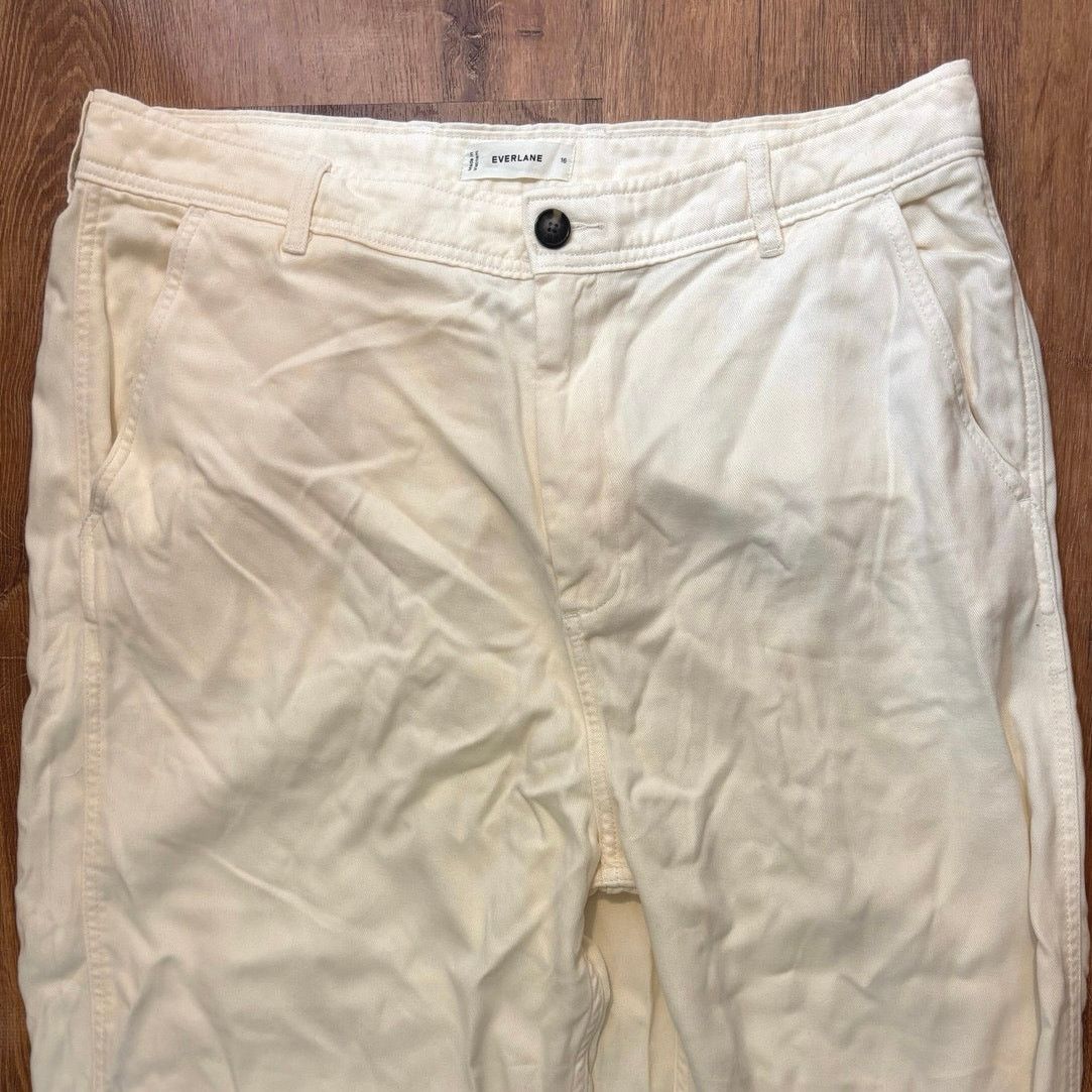 Everlane NWOT Everlane The Utility Pant in Buttersoft In Bone Size 16 Size 38" / US 16 / IT 52 - 4 Thumbnail