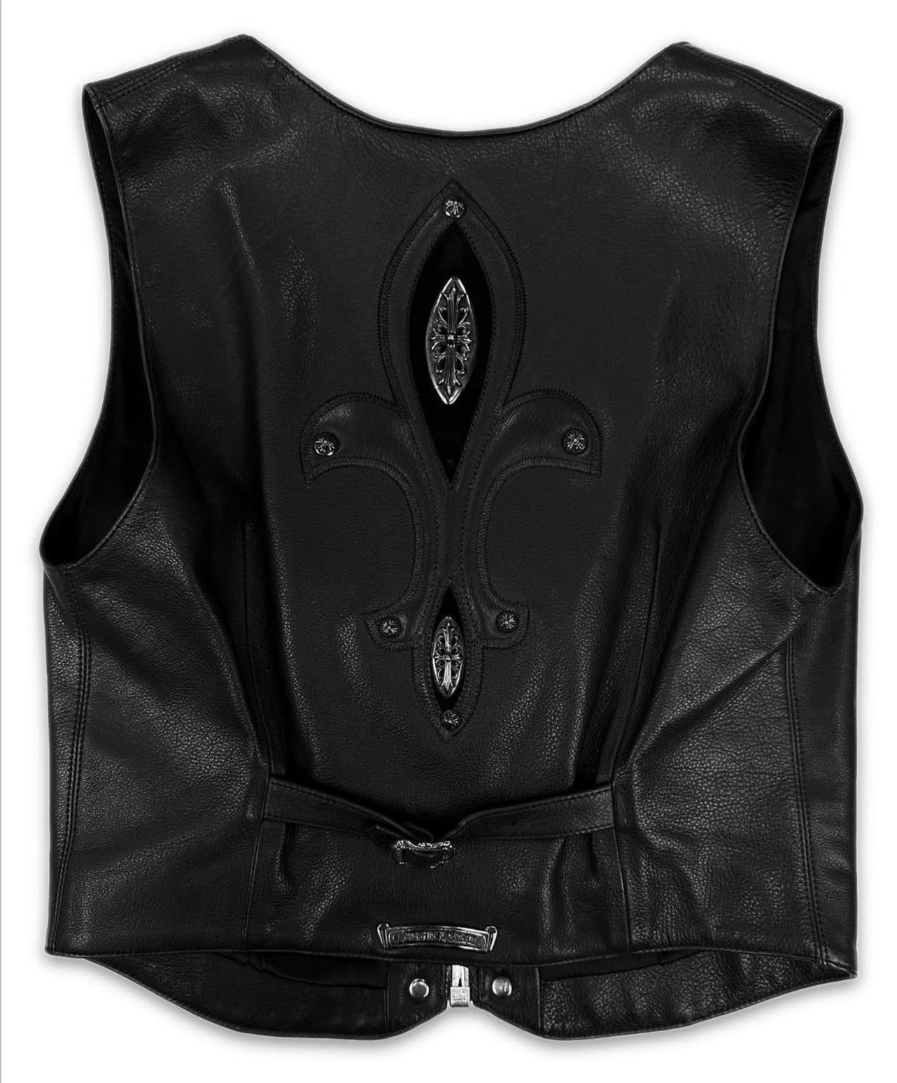 Chrome Hearts Chrome Hearts .925 Silver Leather Vest Size US M / EU 48-50 / 2 - 4 Thumbnail