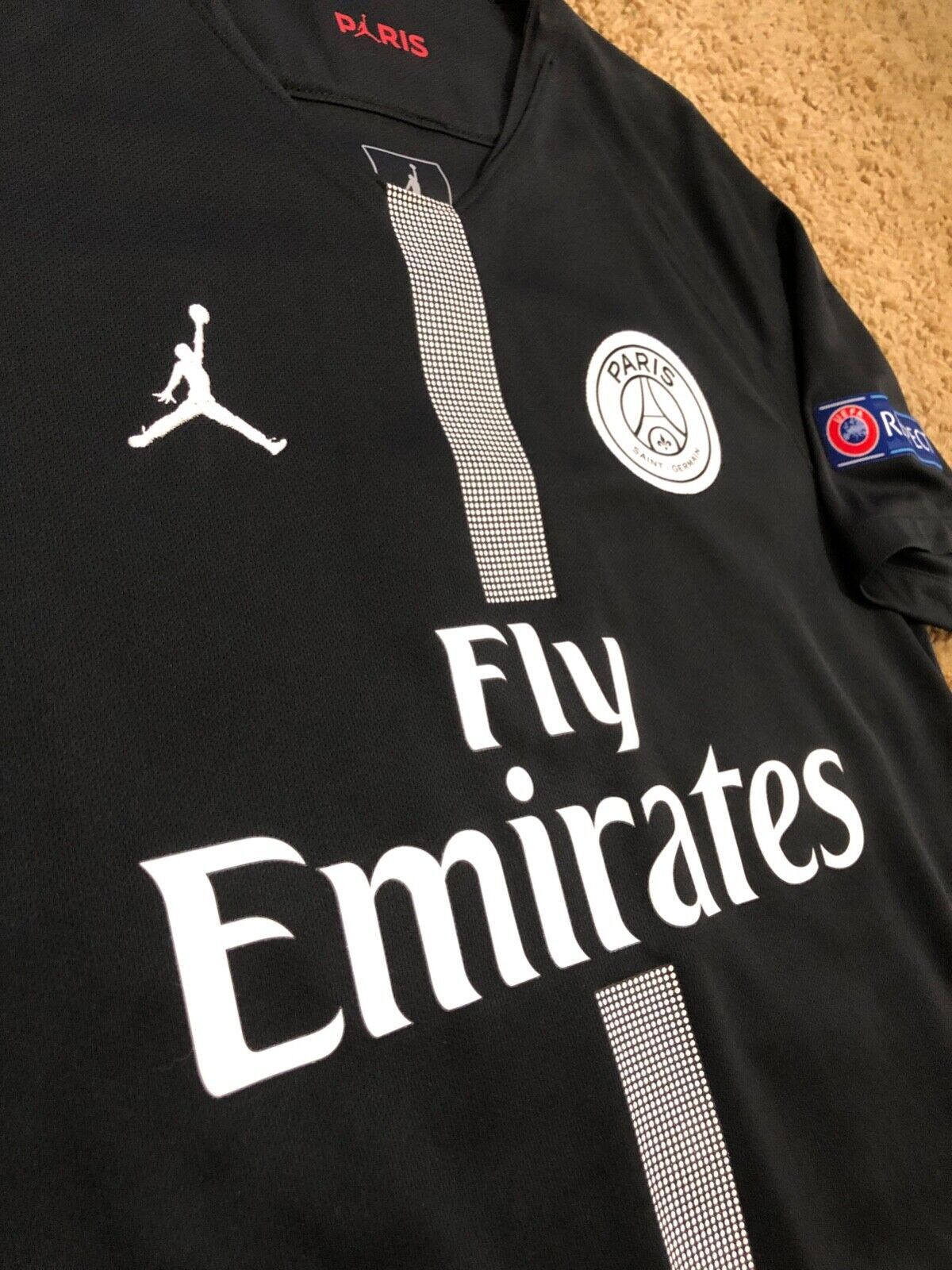 Jordan Brand × Nike PSG Jordan Nike 2018/2019 Choupo-Moting Soccer Jersey Sz S Size US S / EU 44-46 / 1 - 3 Thumbnail