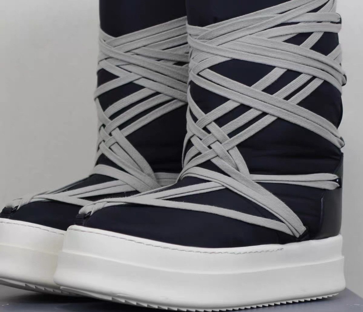 Rick Owens Rick Owens x Moncler Collaboration Snow Boots/Platform Boots Size US 8 / EU 41 - 4 Thumbnail