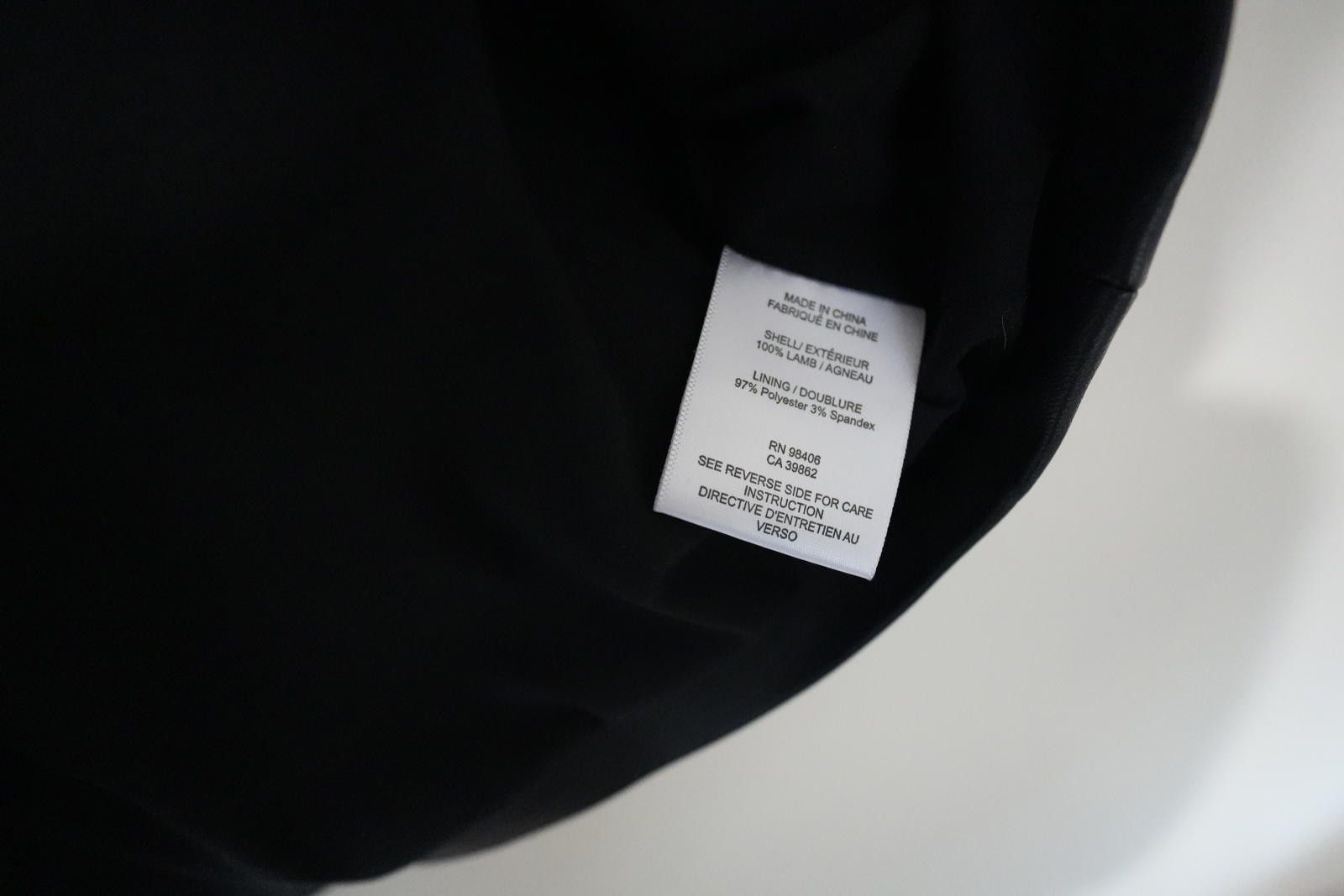 Theory Theory Women's S Black White Leather Striped 100% Lamb Skin Size S / US 4 / IT 40 - 3 Thumbnail