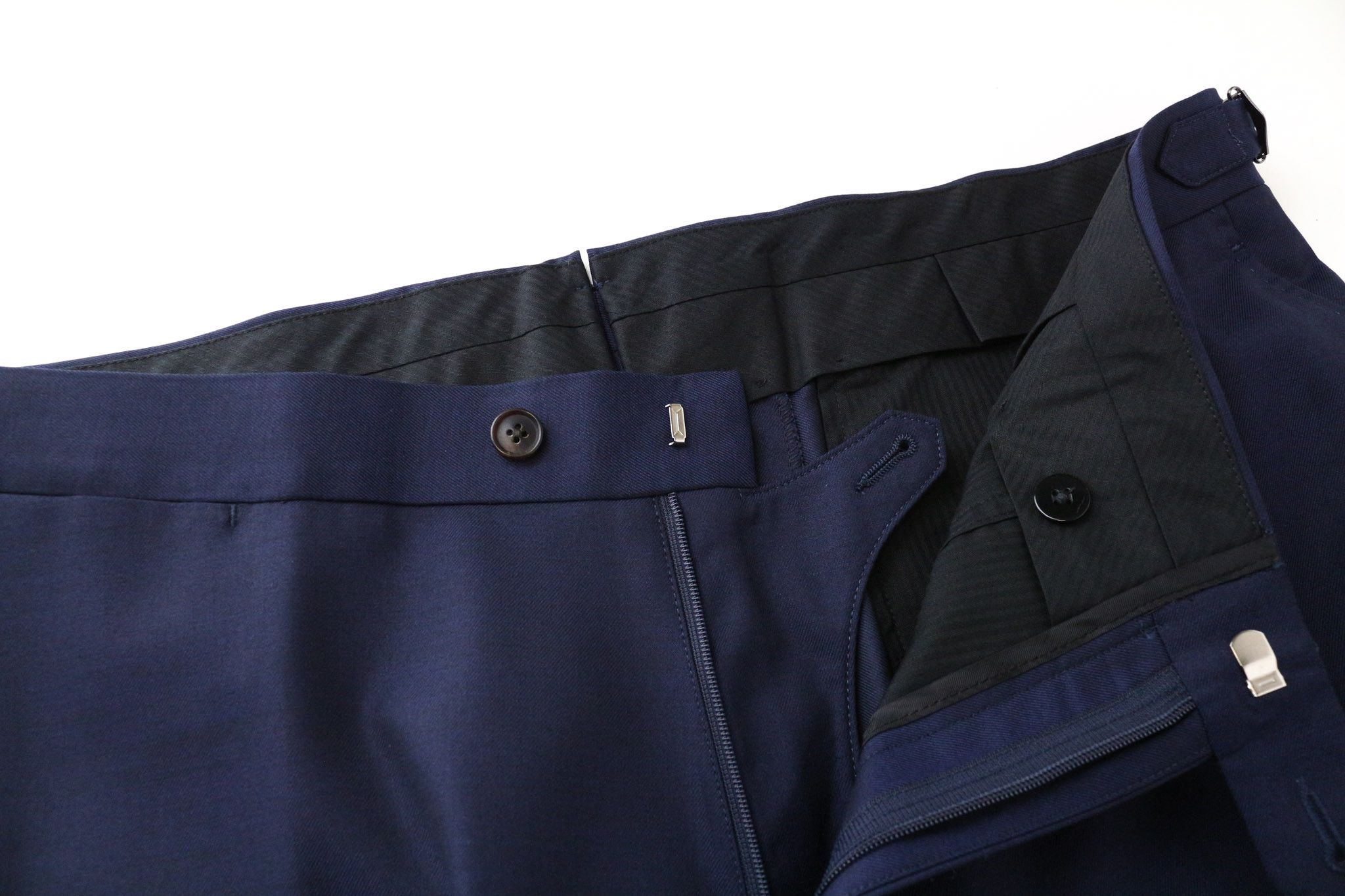 Suitsupply UK42R Navy Wool Twill Slim Suit 74837 Size 42R - 15 Thumbnail