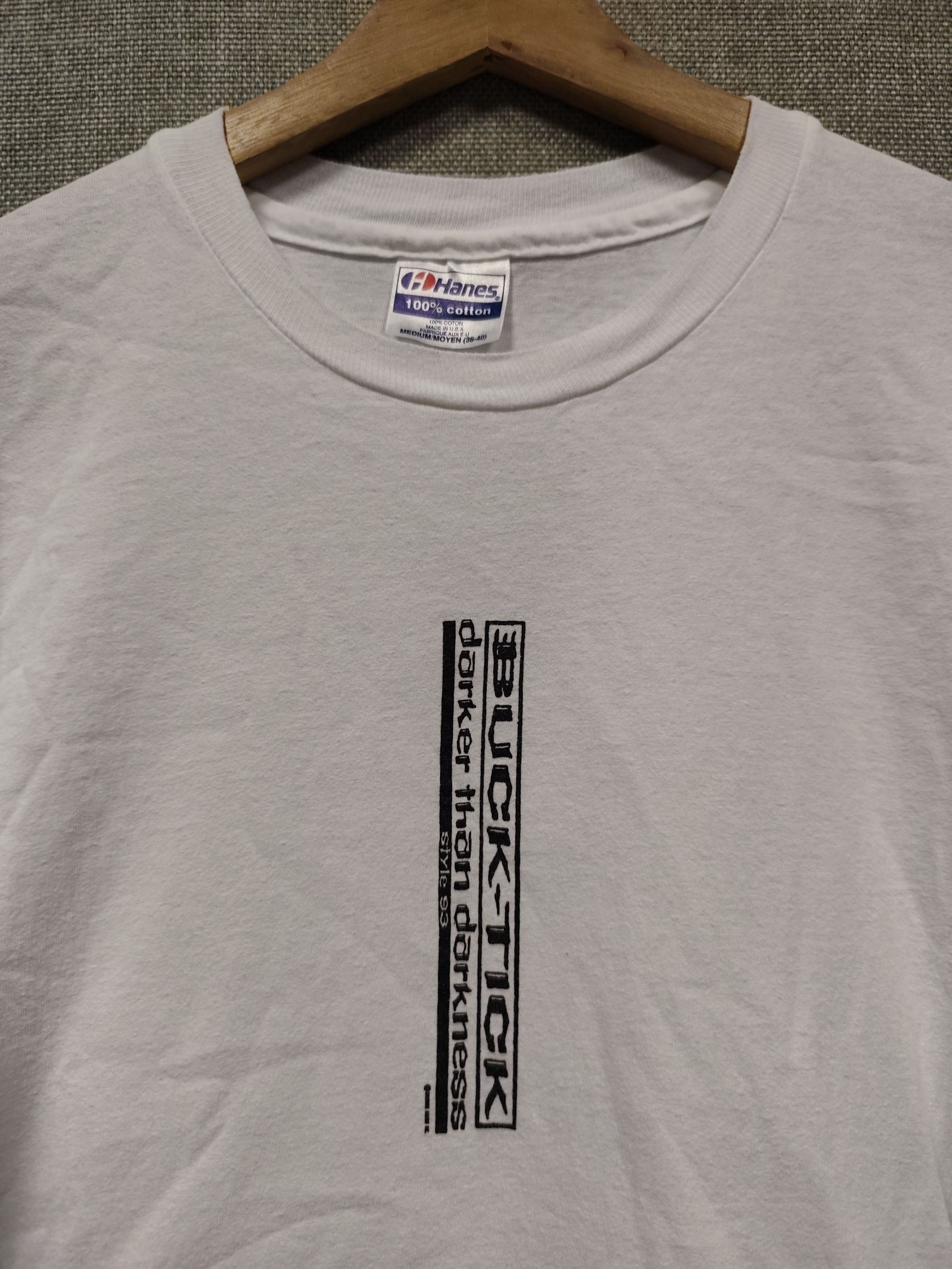 Band Tees Vintage 1993 Japanese band Buck-Tick Darker Than Darkness Size US M / EU 48-50 / 2 - 7 Thumbnail