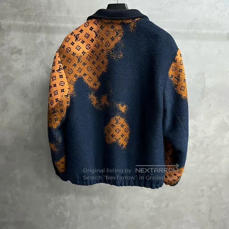 Louis Vuitton Louis Vuitton Blue Logo printed casual tunic jacket Size US M / EU 48-50 / 2 - 5 Thumbnail