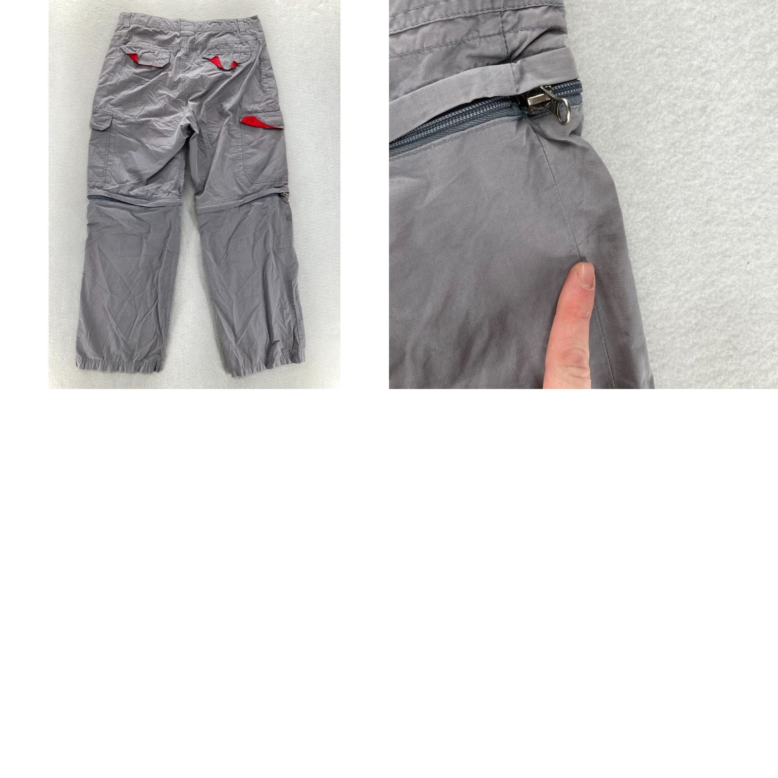 Mossimo Mossimo Cargo Pants Mens 34x30 Gray Loose Skater Gorpcore Convertible Cargo Pants Size US 34 / EU 50 - 10 Thumbnail