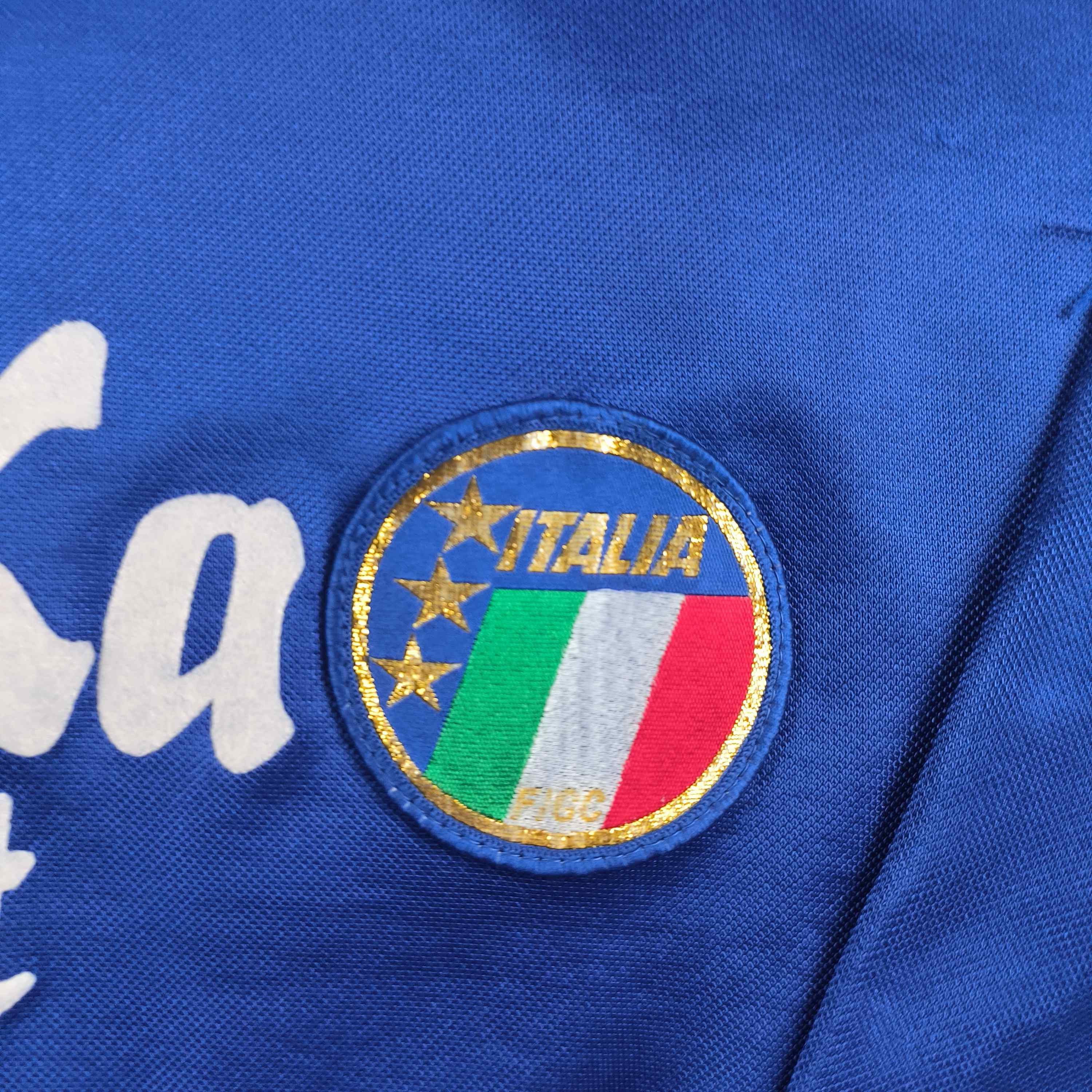 Diadora Italy 1990-92 Diadora home LS #11 football jersey size S Size US S / EU 44-46 / 1 - 4 Thumbnail