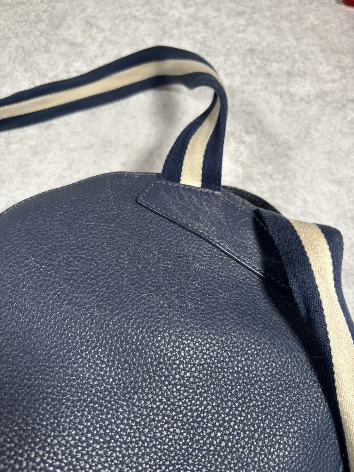 Lauren Ralph Lauren Lauren Ralph Lauren Pebbled Leather Navy Backpack Nautical Size ONE SIZE - 9 Thumbnail