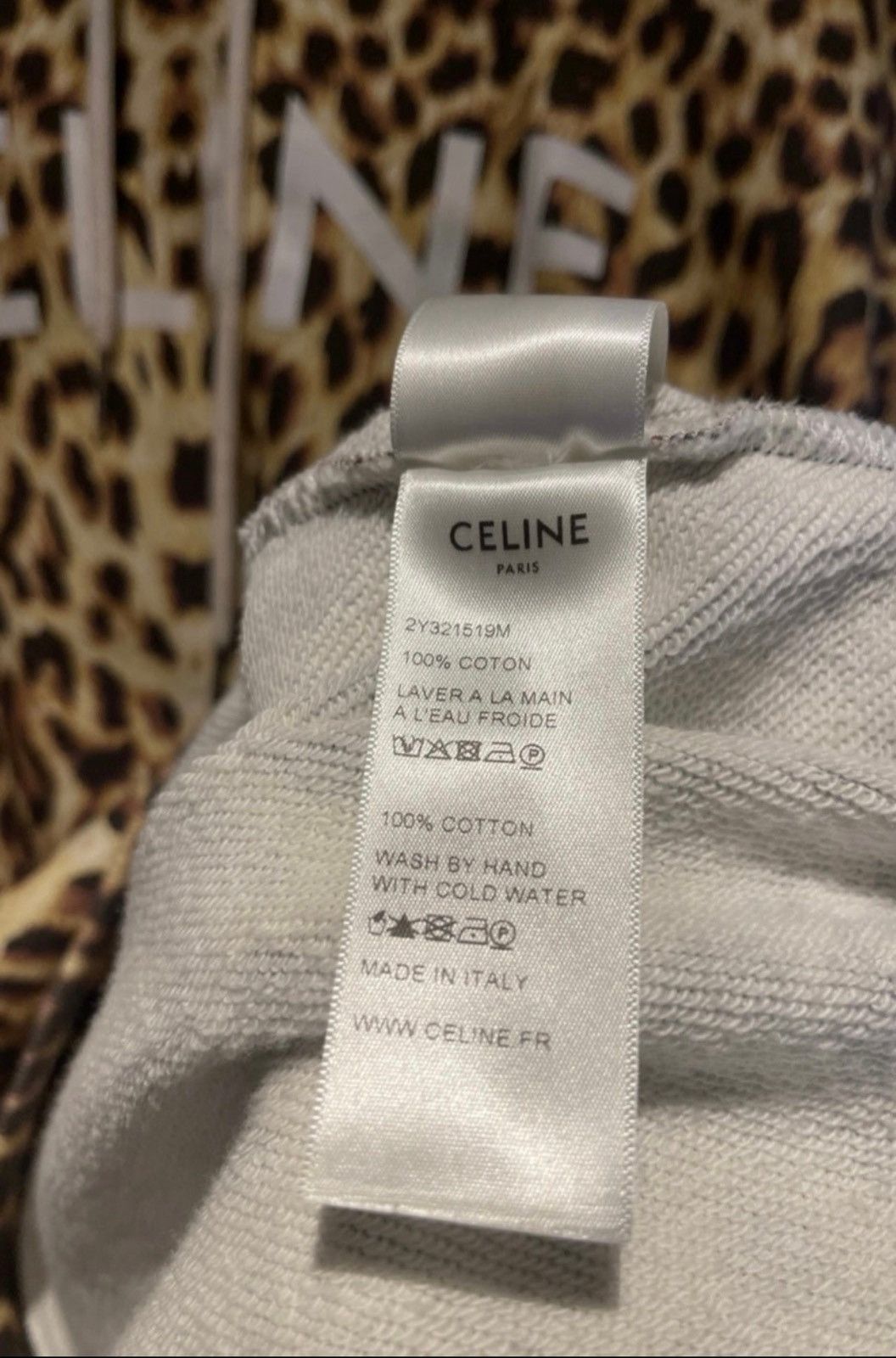 Celine CELINE leopard hoodie XXL Size US XXL / EU 58 / 5 - 6 Thumbnail