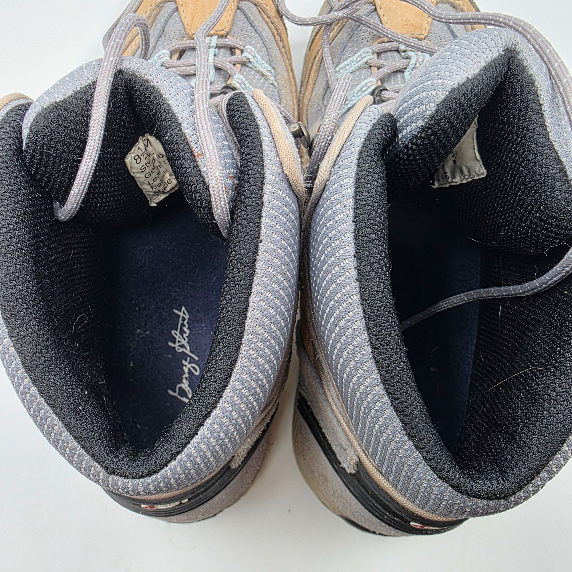 Justin Justin Womens Size 8.5 Gray Leather Upper Hiking Boots Outdo Size US 8.5 / IT 38.5 - 9 Thumbnail