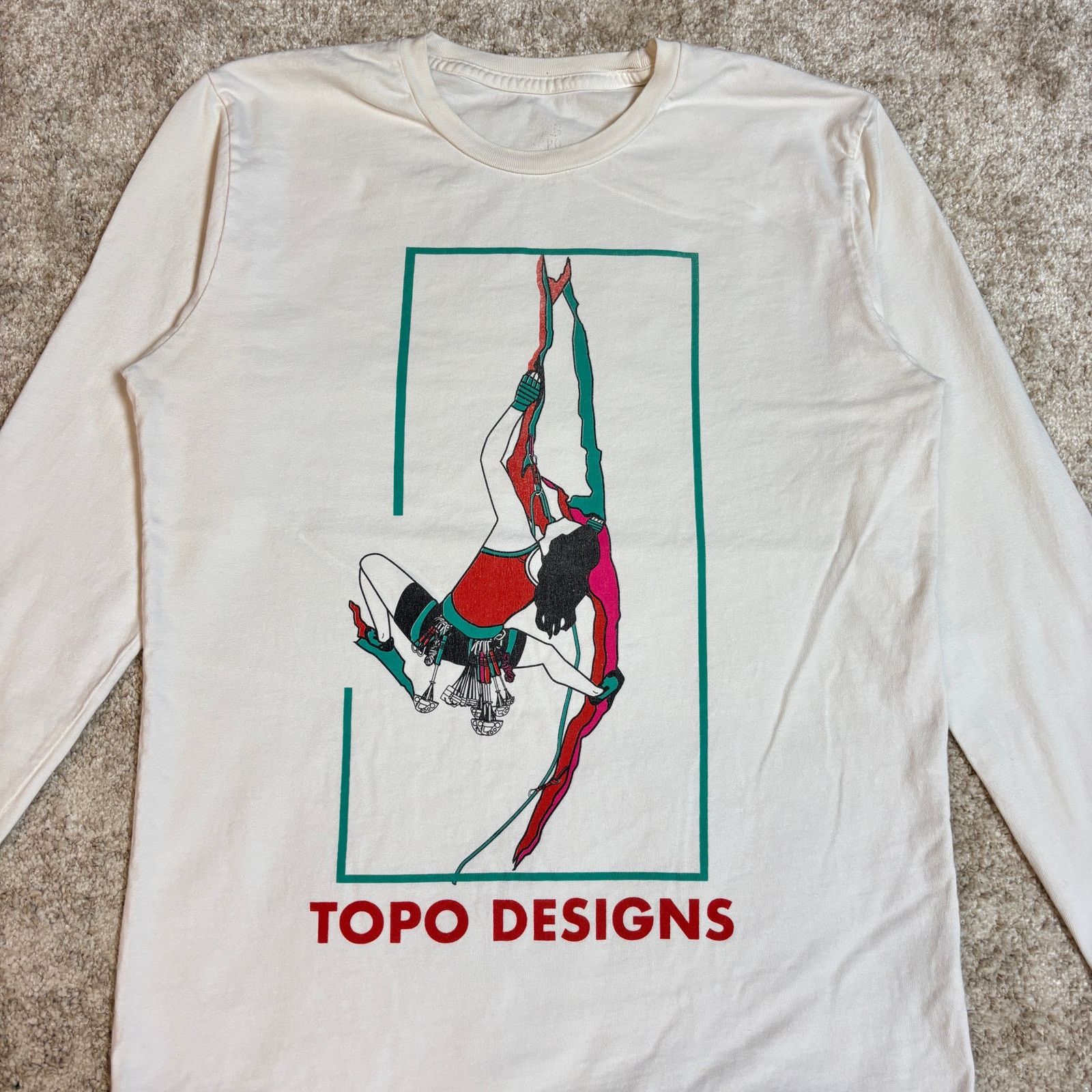 Topo Designs Topo Designs Red Mountain Climber Long Sleeve Shirt Men's S Size US S / EU 44-46 / 1 - 2 Thumbnail