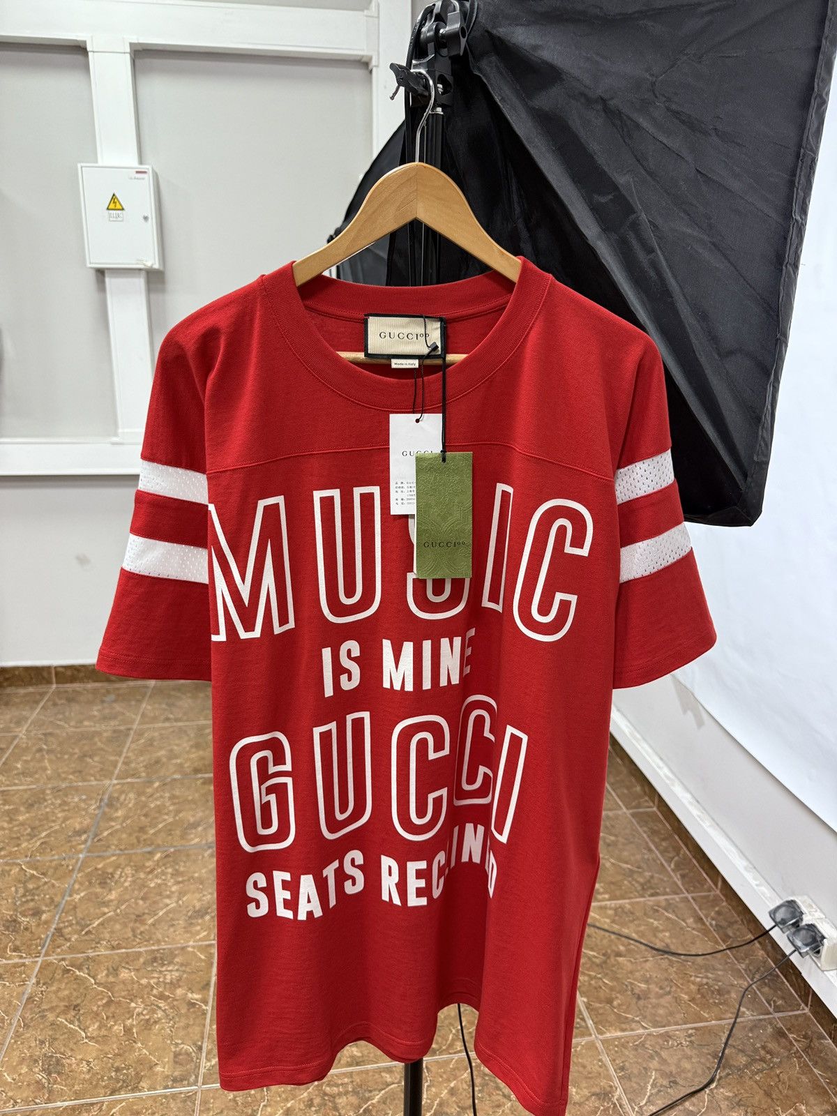 Gucci 🇮🇹 Gucci Gucci Music Is Mine T-Shirt Sony Music Made in Italy Size US XL / EU 56 / 4 - 2 Thumbnail