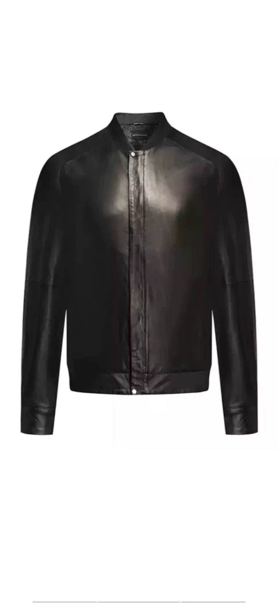 Emporio Armani SS2004 Emporio Armani Symmetry Leather Jacket (M