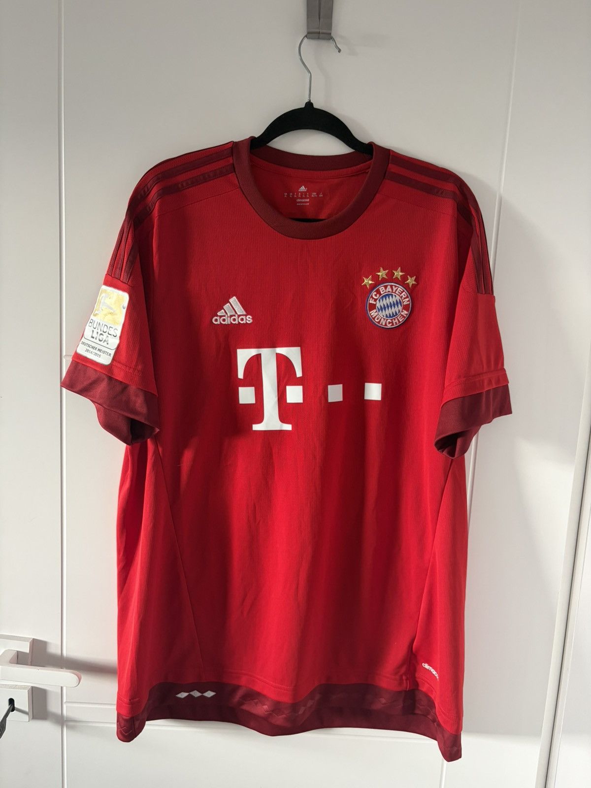 Adidas Bayern Munchen adidas 2015/2016 home Costa Soccer Jersey Size US XL / EU 56 / 4 - 5 Thumbnail
