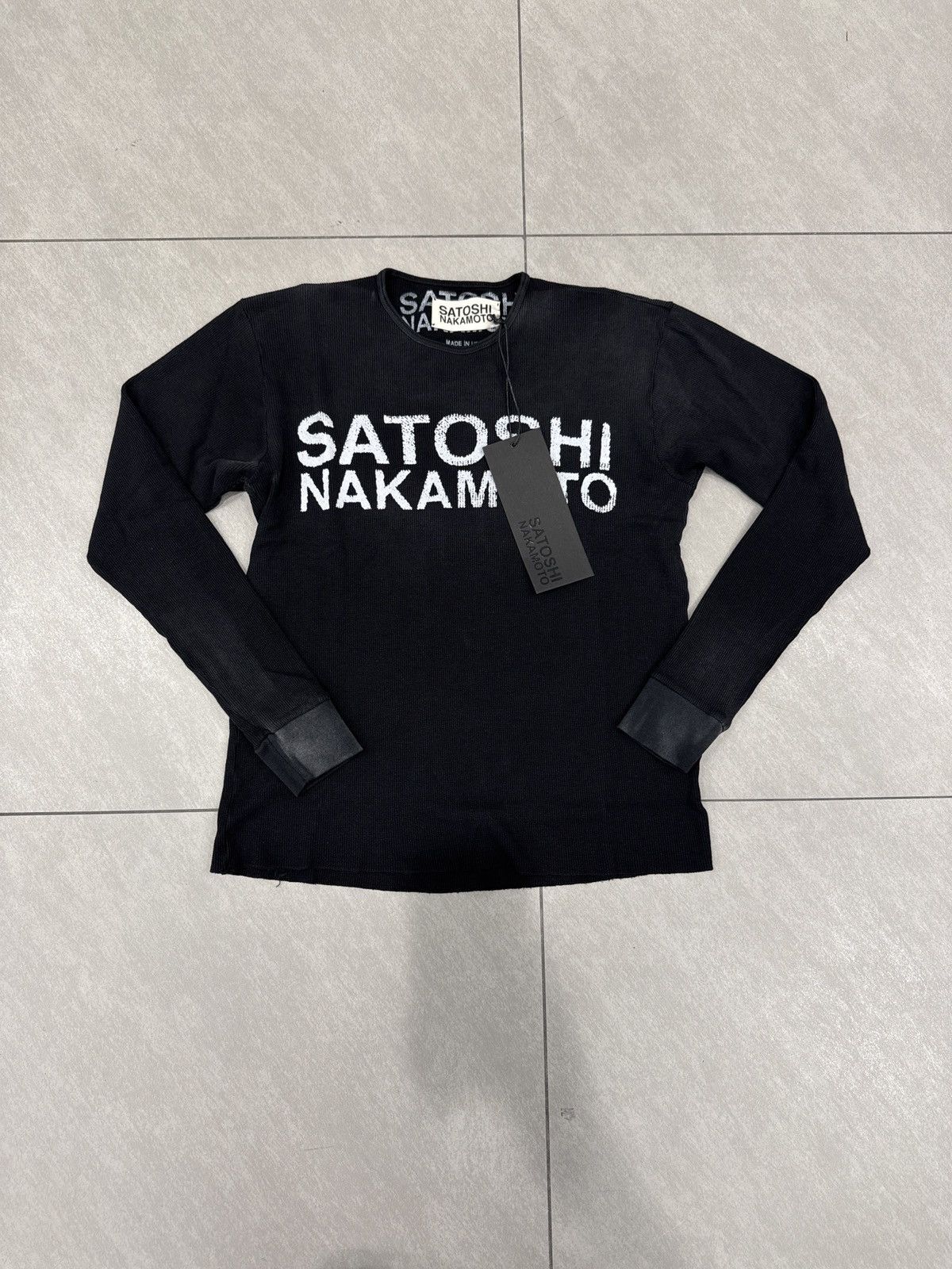 Satoshi Nakamoto Satoshi Nakamoto Logo Thermal Shirt Size US M / EU 48-50 / 2 - 1 Thumbnail