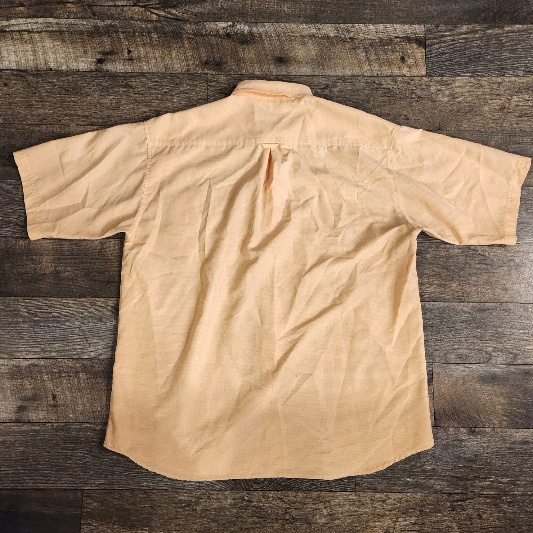 Vintage Columbia Fishing Shirt Mens XL Button Up Short Sleeve UV Yellow Camp Hiking Shirt Size US XL / EU 56 / 4 - 7 Thumbnail