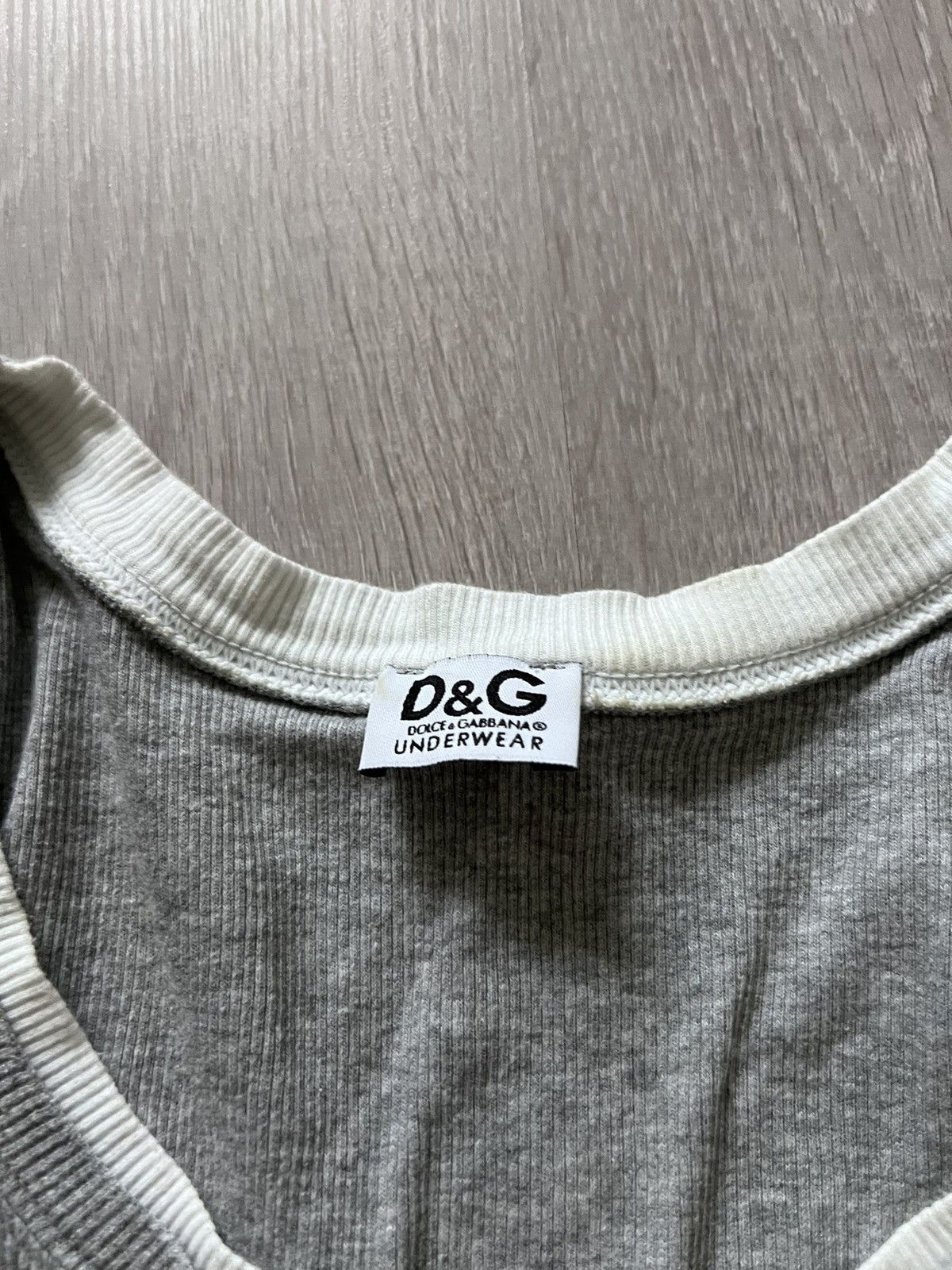 Dolce & Gabbana Dolce Gabbana Tanktop ripped grey Size US S / EU 44-46 / 1 - 3 Thumbnail