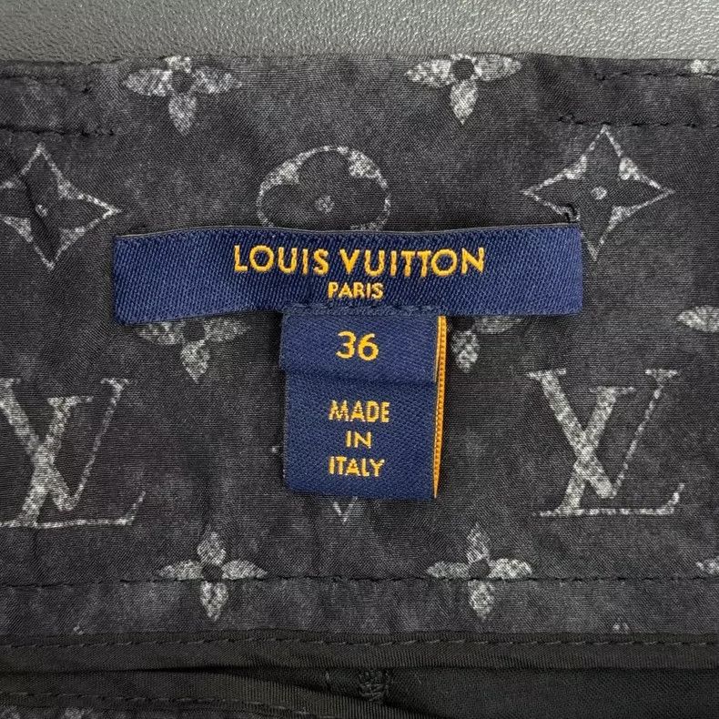 Louis Vuitton Louis Vuitton Dirty black and grey silk cropped pants 2505- Size US 36 / EU 52 - 5 Thumbnail