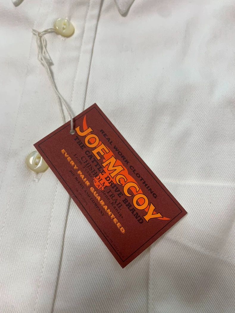 The Real McCoy's The Real Mccoy's White shirt Joe McCoy vintage shirt 2504-N Size US XL / EU 56 / 4 - 5 Thumbnail