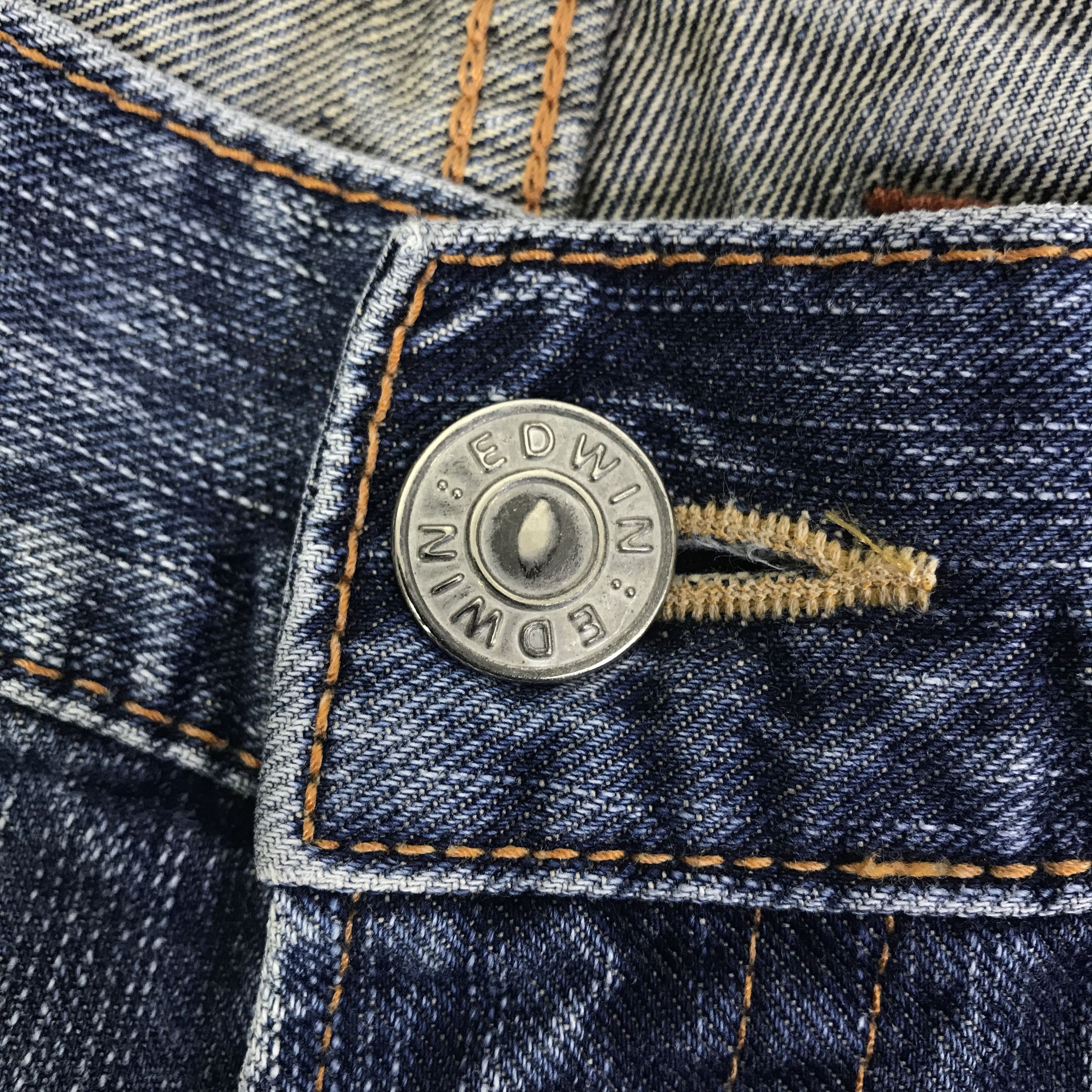 Edwin Vintage Edwin Japan denim Jeans K74B20 Size US 32 / EU 48 - 12 Thumbnail