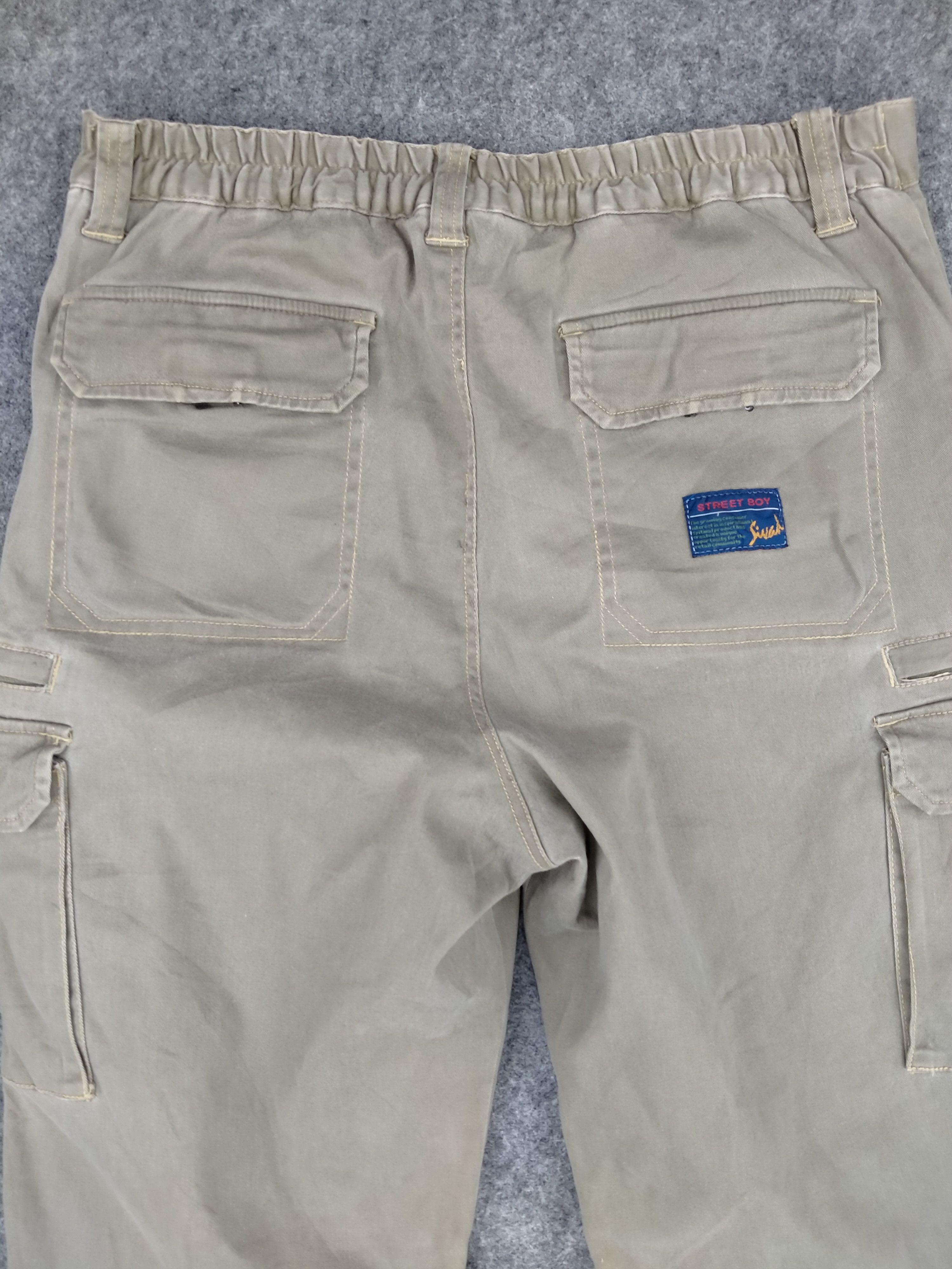 Japanese Brand Elastic/Drawstring Japanese Brand Cargo Pants 30x27 CP097 Size US 30 / EU 46 - 4 Thumbnail