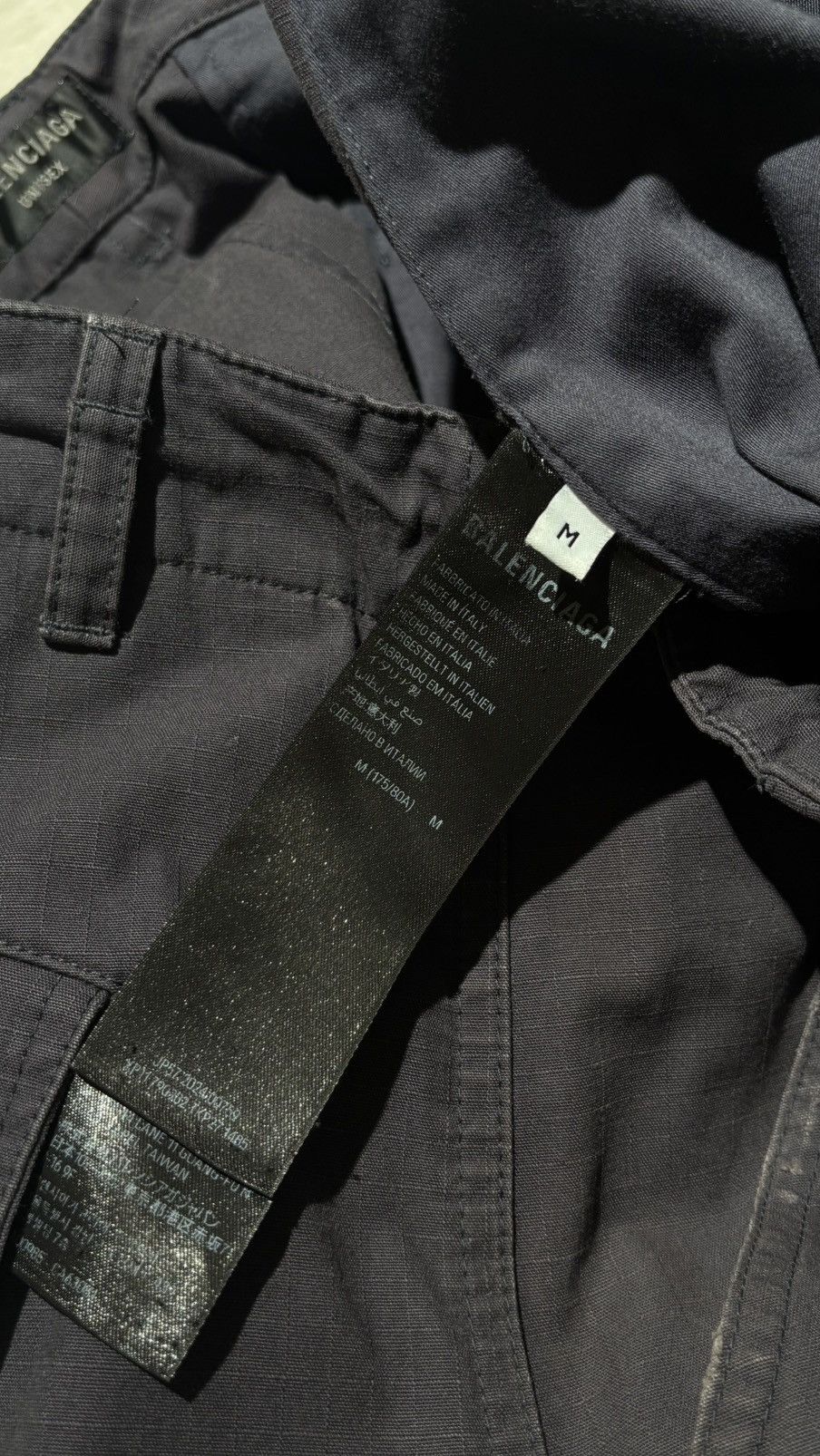 Balenciaga Balenciaga Large Cargo Pants in Grey Size US 32 / EU 48 - 9 Thumbnail