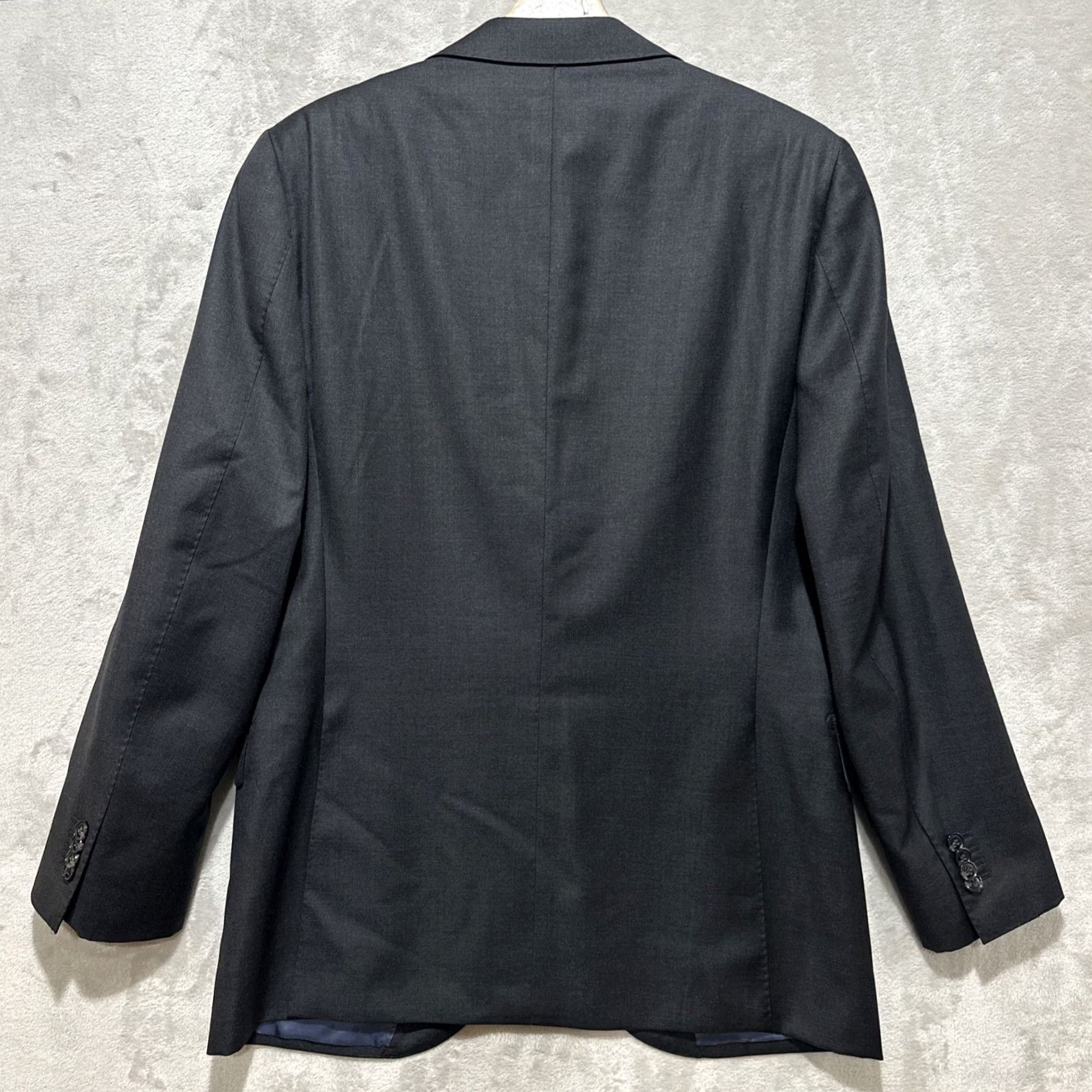 Suitsupply Suitsupply Vitale Barberis Lazio Blazer Single Breasted Men Size 50 Pure Wool Super 110's Charcoal Slim Jacket Blazer Man Mens Dress Coat Vintage No Size 50R - 2 Thumbnail