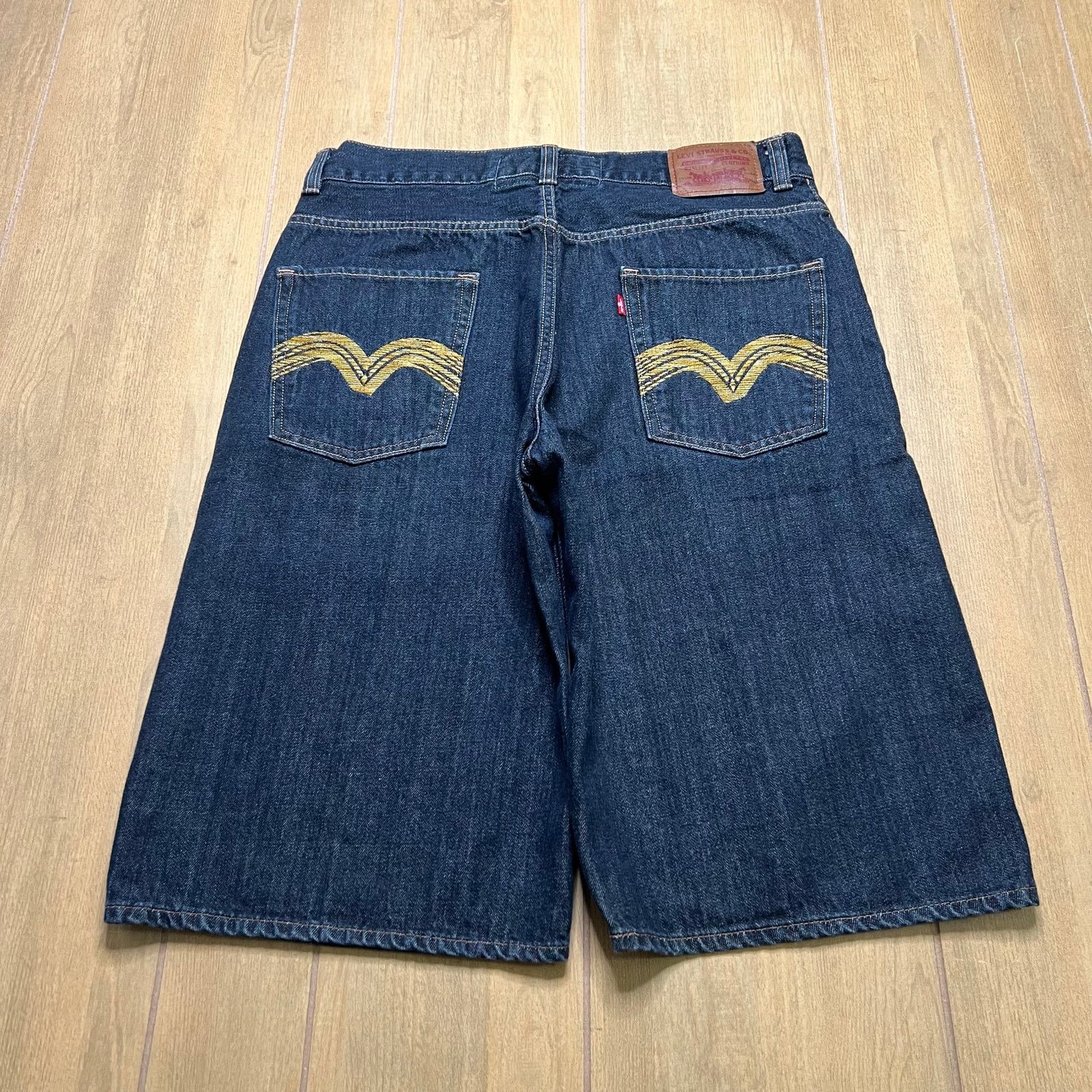 Levi's Vintage Levi's 579 Baggy Jean Shorts Mens 34 Blue Denim Y2K Size US 34 / EU 50 - 8 Thumbnail
