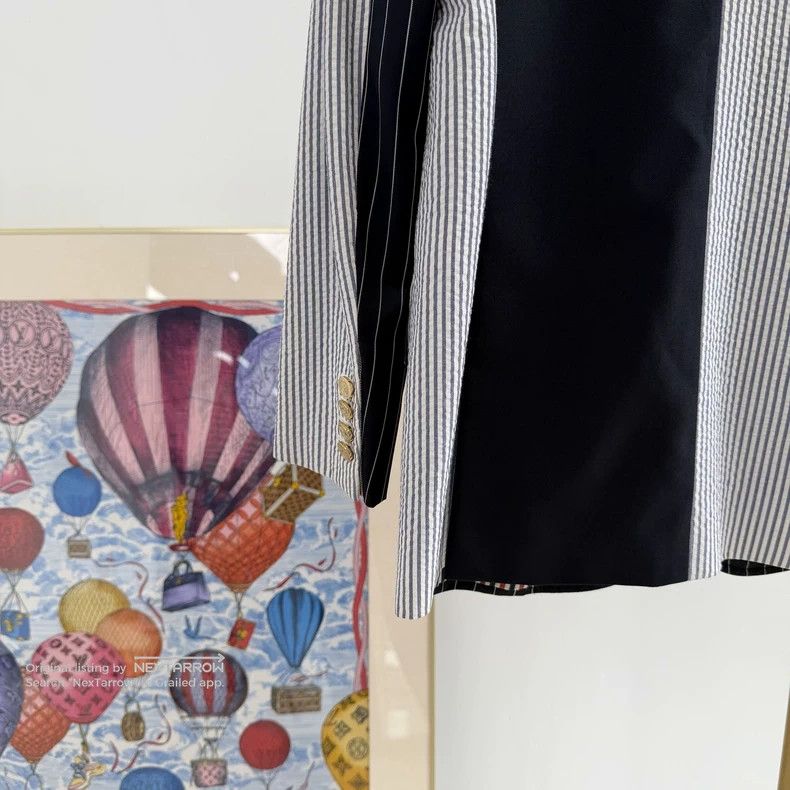 Thom Browne Thom Browne Multi Striped Colorblock Blazer Size 38 3 Size 38R - 6 Thumbnail