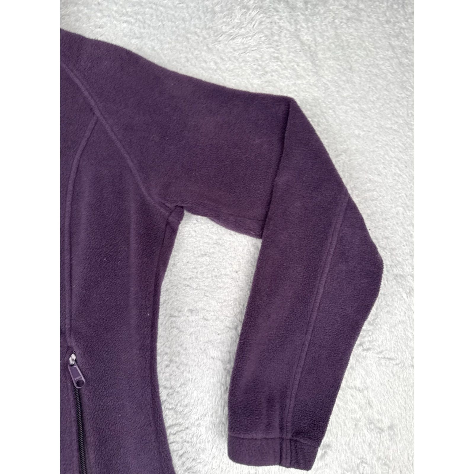 Vintage Columbia Jacket Womens Small Purple Full Zip Fleece Lightweight Hiking Camping Size S / US 4 / IT 40 - 5 Thumbnail
