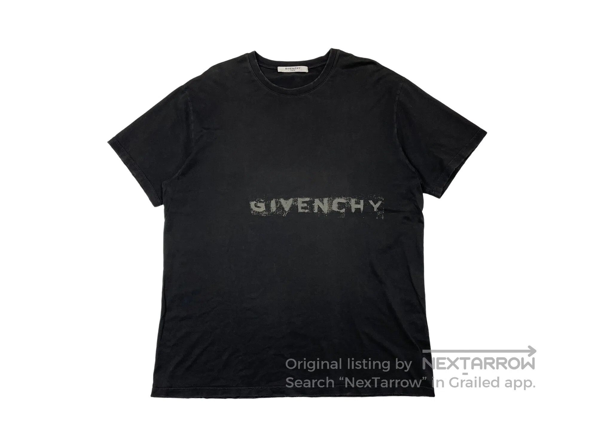 Givenchy Givenchy Distressed Logo Short Sleeve Size US L / EU 52-54 / 3 - 1 Thumbnail