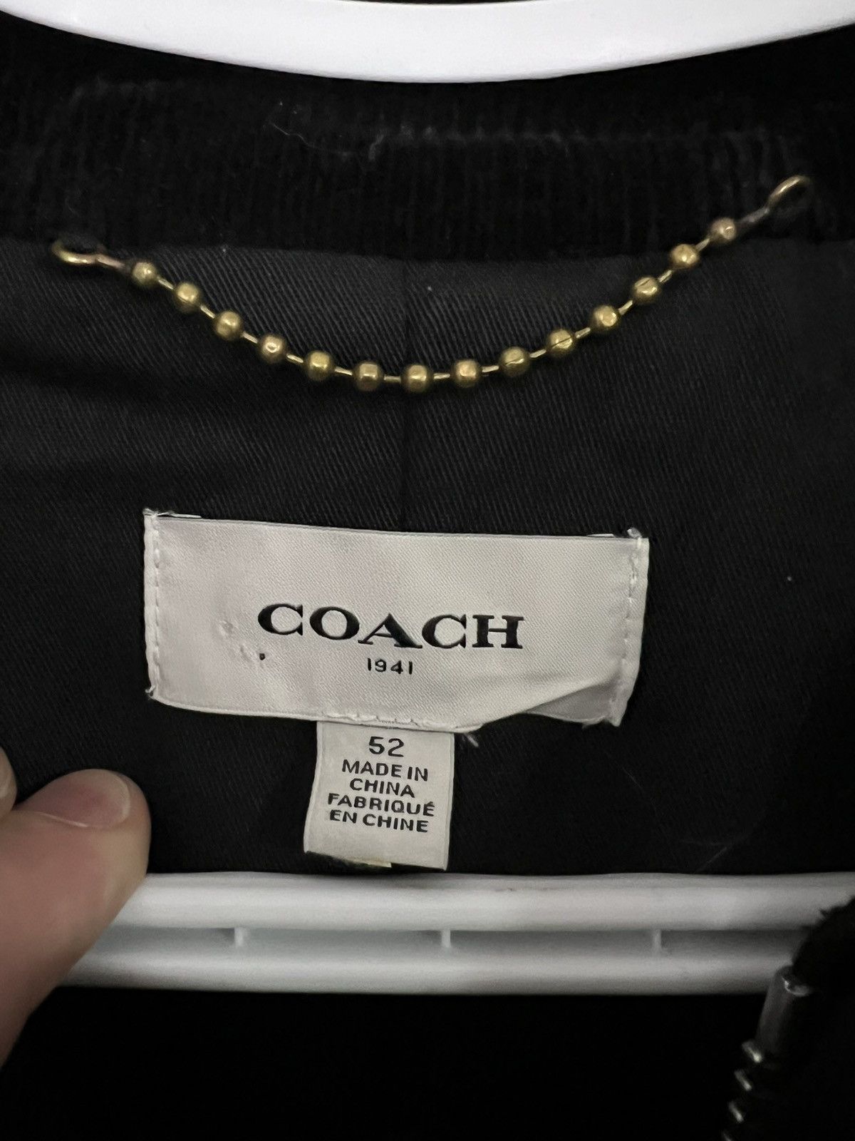 Coach Coach Indigo Wool Barn Jacket Size US L / EU 52-54 / 3 - 3 Thumbnail