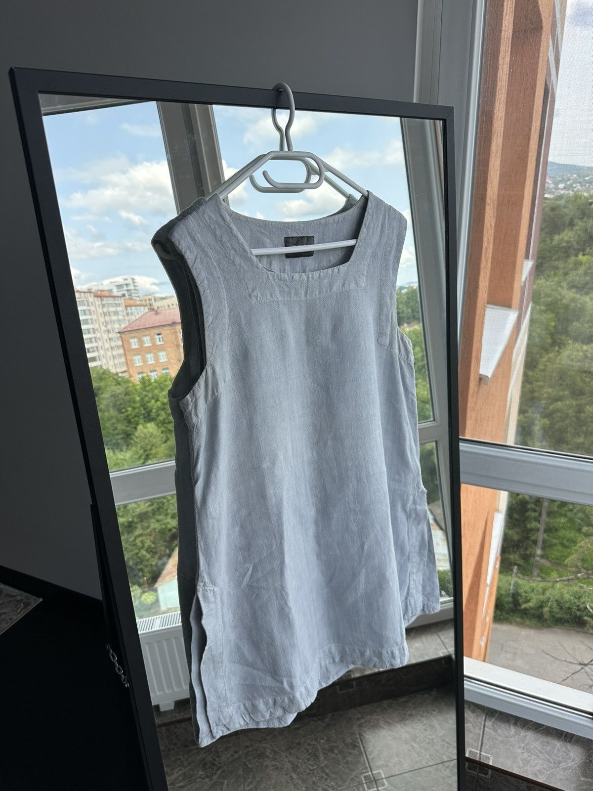 OSKA OSKA 100% Linen Sleeveless Tunic Dress Minimalist Lagom Size M / US 6-8 / IT 42-44 - 5 Thumbnail