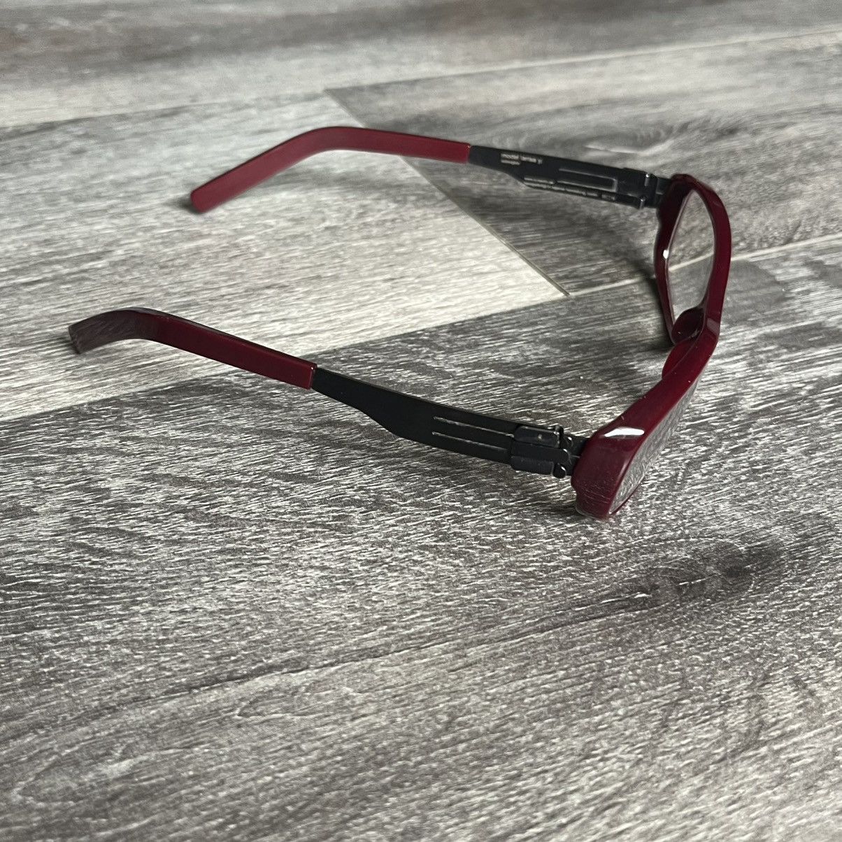 Ic! Berlin Ic! Berlin Glasses Model Larisa Y Flexible Frames Red 53-18 Size ONE SIZE - 4 Thumbnail