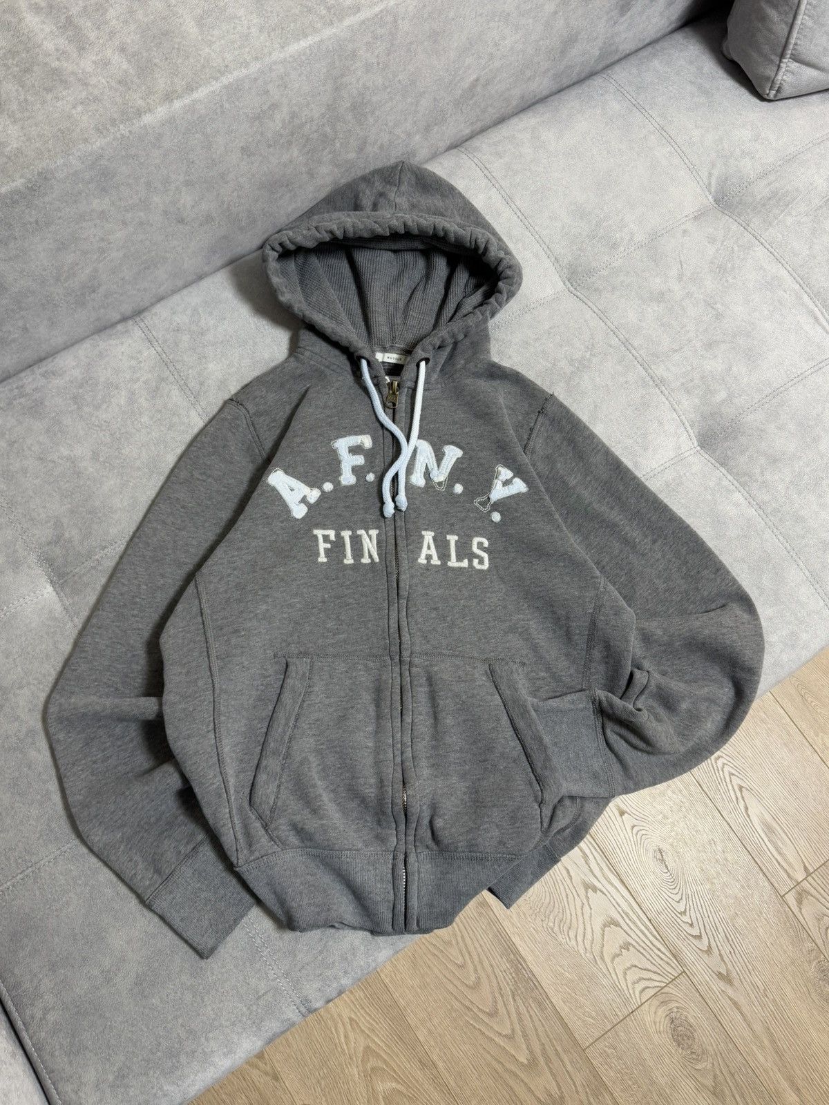 Abercrombie & Fitch × Vintage Vintage Abercrombie & Fitch Y2K distressed zip hoodie Size US XL / EU 56 / 4 - 1 Thumbnail