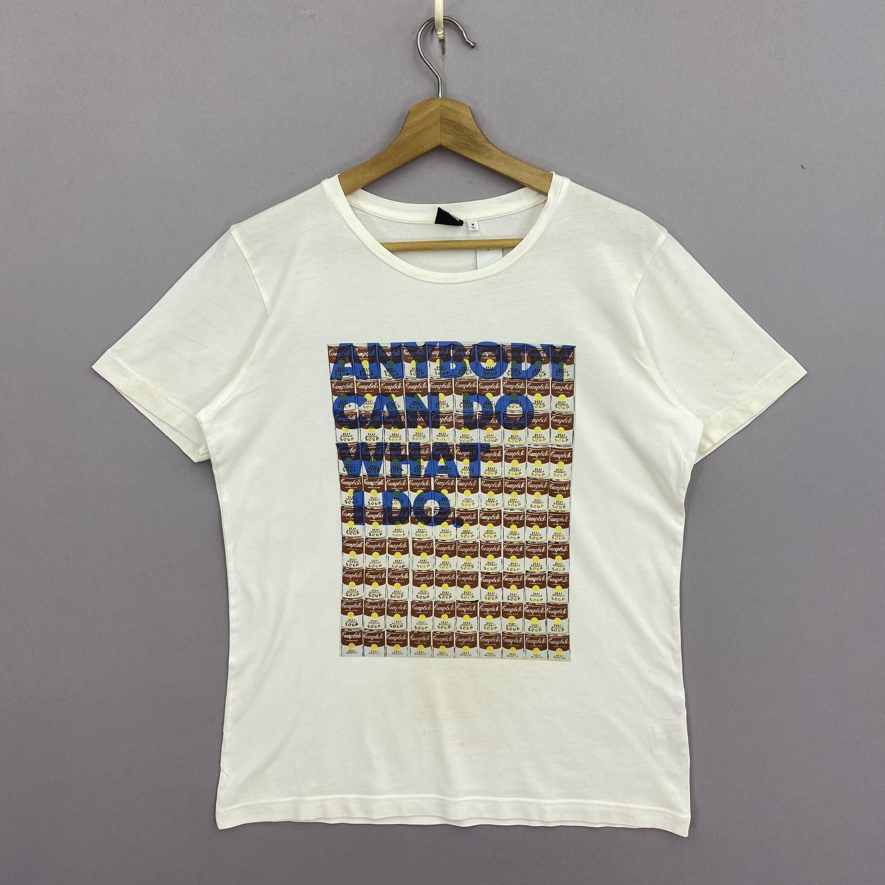 Andy Warhol × Art Comes First × Vintage Vintage Y2K Andy Warhol T-Shirt Campbells Soup Fuck Arts Tee Size US M / EU 48-50 / 2 - 1 Thumbnail