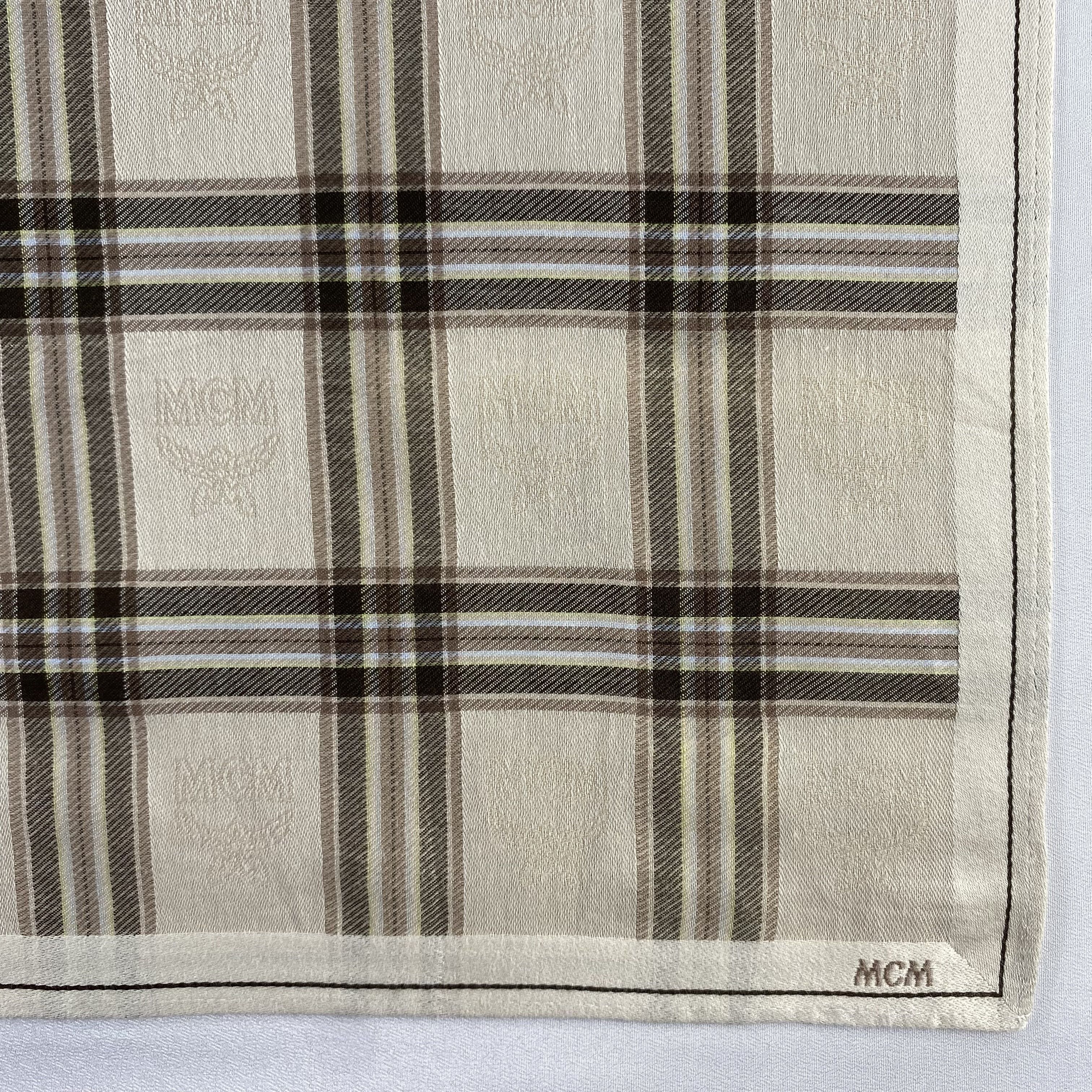 MCM × Vintage MCM Bandana/ Handkerchief / Neckerchief-P1821 Size ONE SIZE - 3 Thumbnail