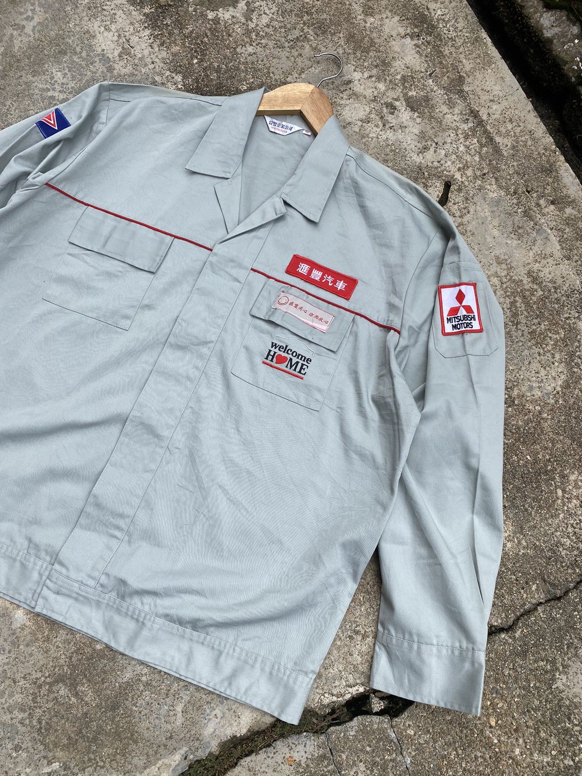 Vintage Vintage Mitsubishi Worker Shirt Size US XXL / EU 58 / 5 - 3 Thumbnail