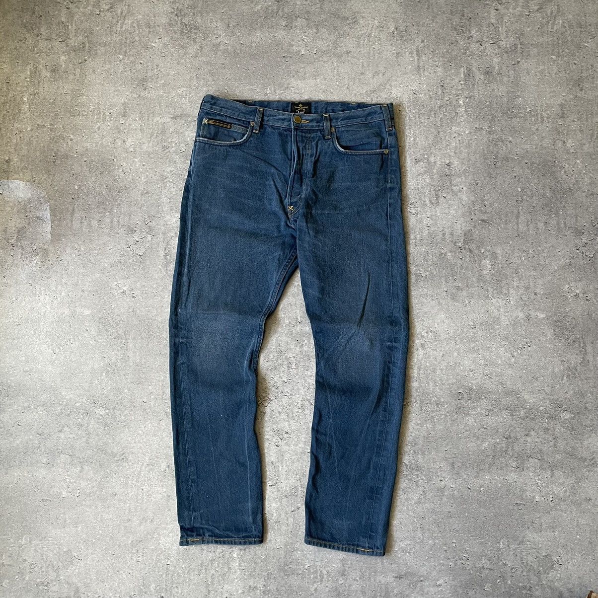 Lee × Vivienne Westwood Vintage LeeXViviene Weastwood Low Crotch Pants Pocket Logo Size US 34 / EU 50 - 4 Thumbnail