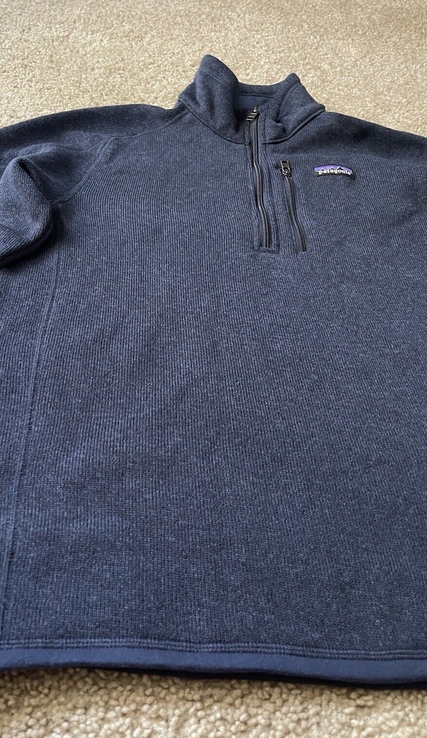 Patagonia Patagonia Fleece Sweater Men's 1/2 Zip Pullover Blue Navy S Size US S / EU 44-46 / 1 - 4 Thumbnail
