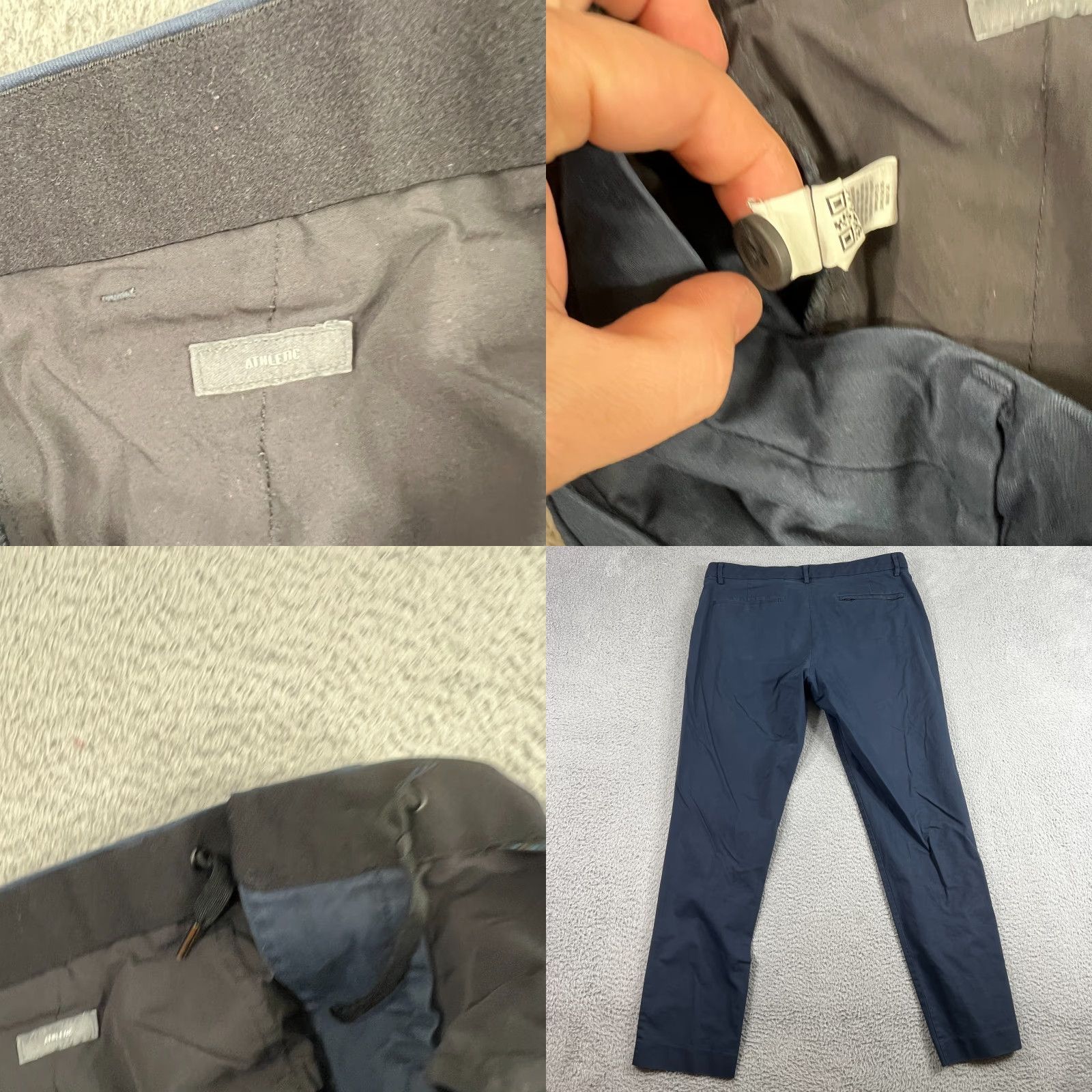 Bonobos Bonobos Slim Fit Pants Mens 34x30 Regular Cotton Stretch Chino Blue 3X Dry Performance Size US 34 / EU 50 - 9 Thumbnail