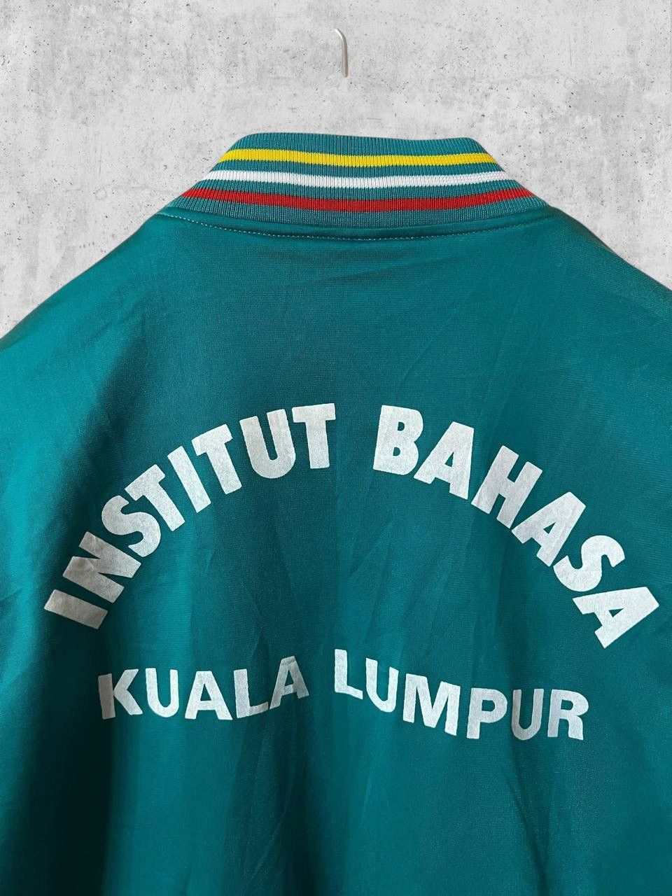 Umbro Umbro Brasil soccer KualaLumpur varsity bomber jacket vntg Size US L / EU 52-54 / 3 - 5 Thumbnail