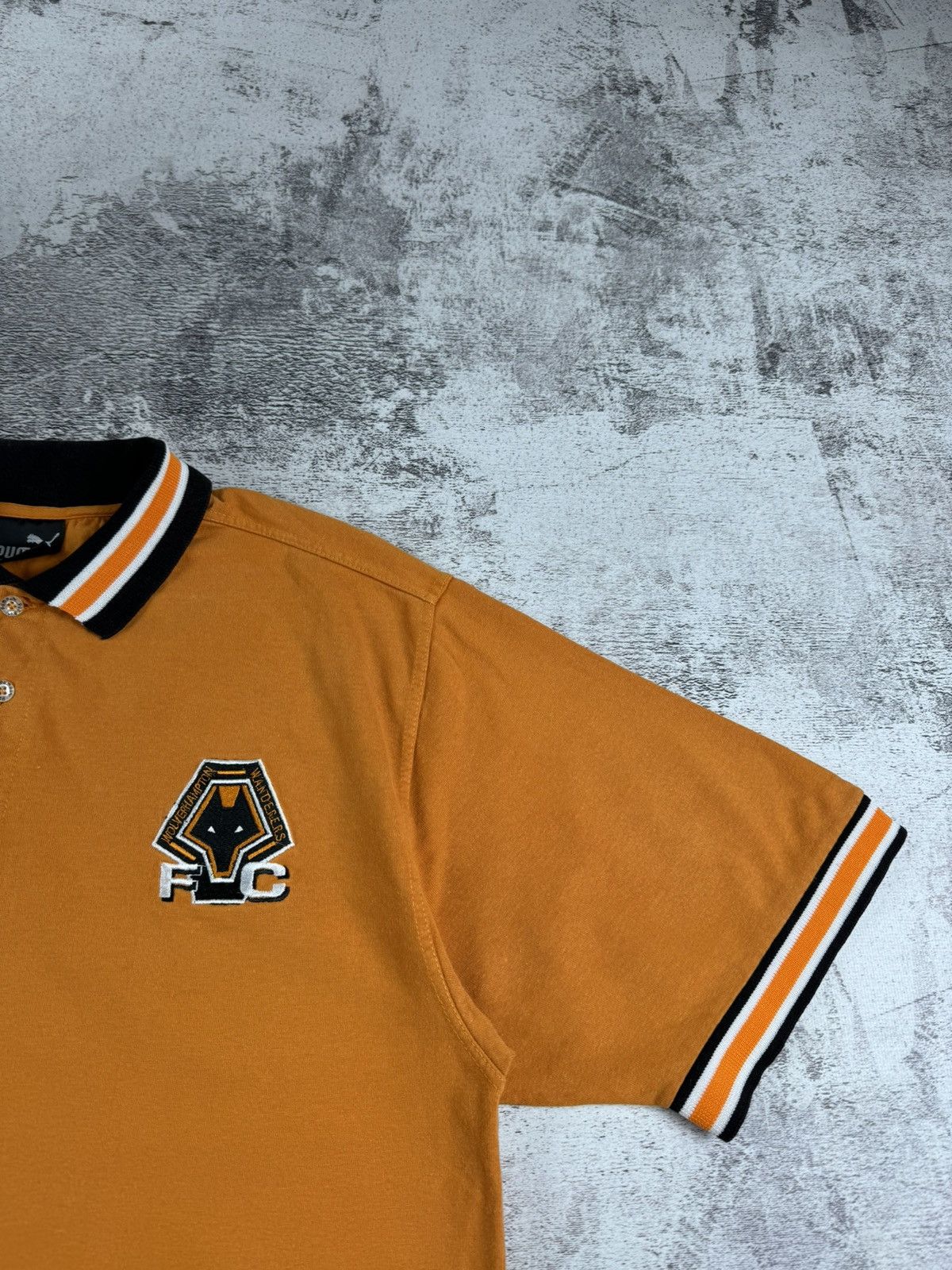 Puma Wolverhampton Wolves 1998/2000 FC Football Polo T Shirt Tee Size US M / EU 48-50 / 2 - 6 Thumbnail
